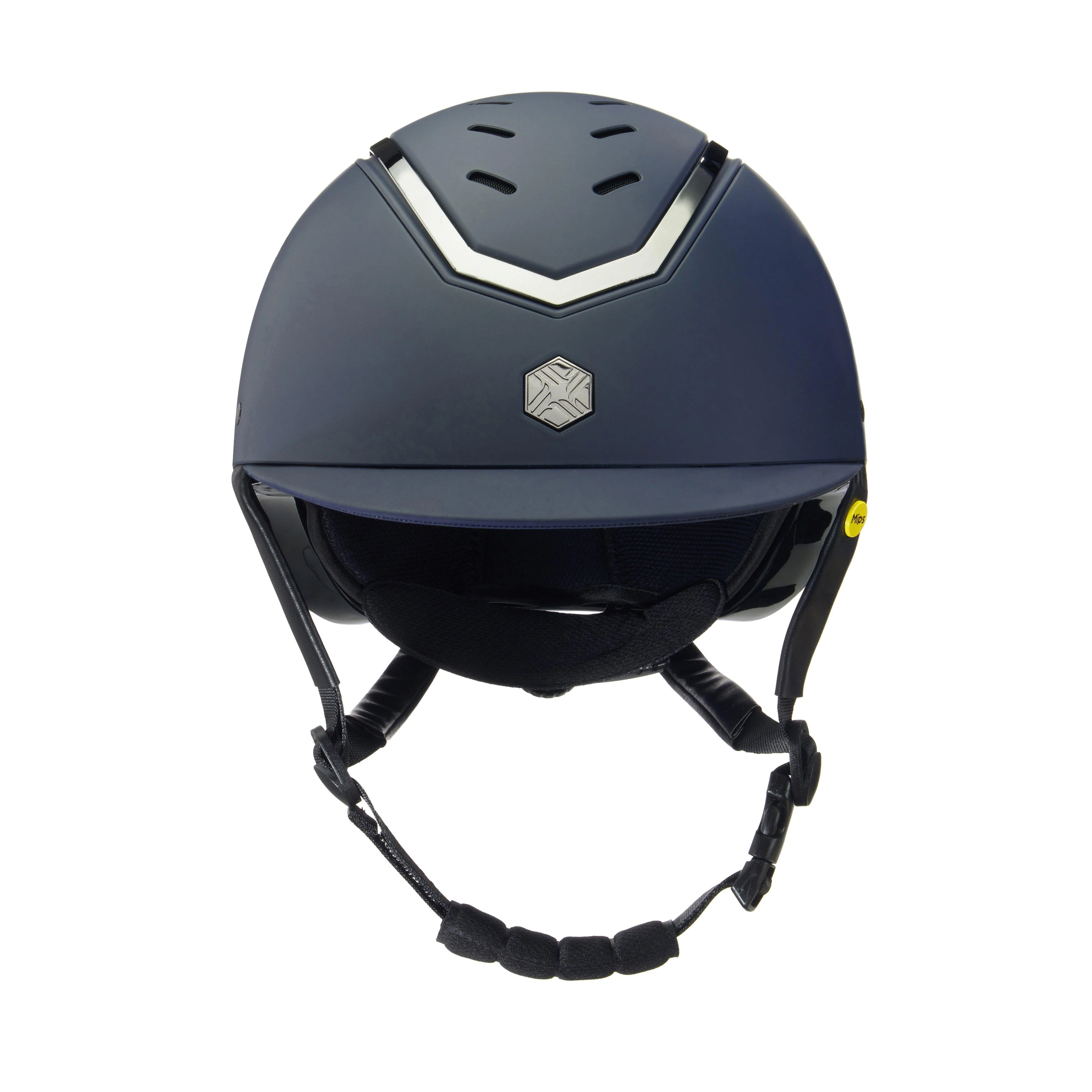 Adults EQx Kylo Standard Peak MIPS Riding Hat Navy Matte - Image 3