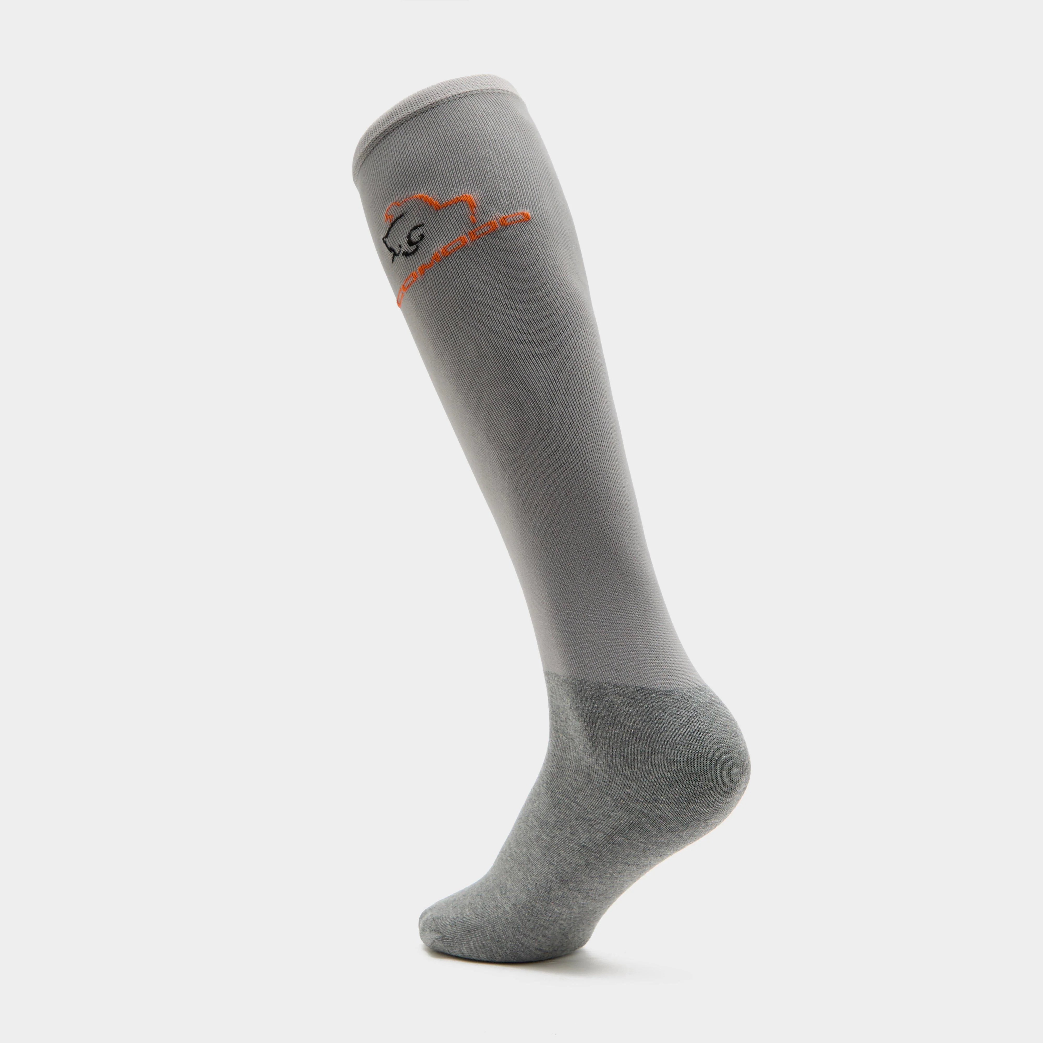 Adults Silicone Grip Socks Grey - Image 2