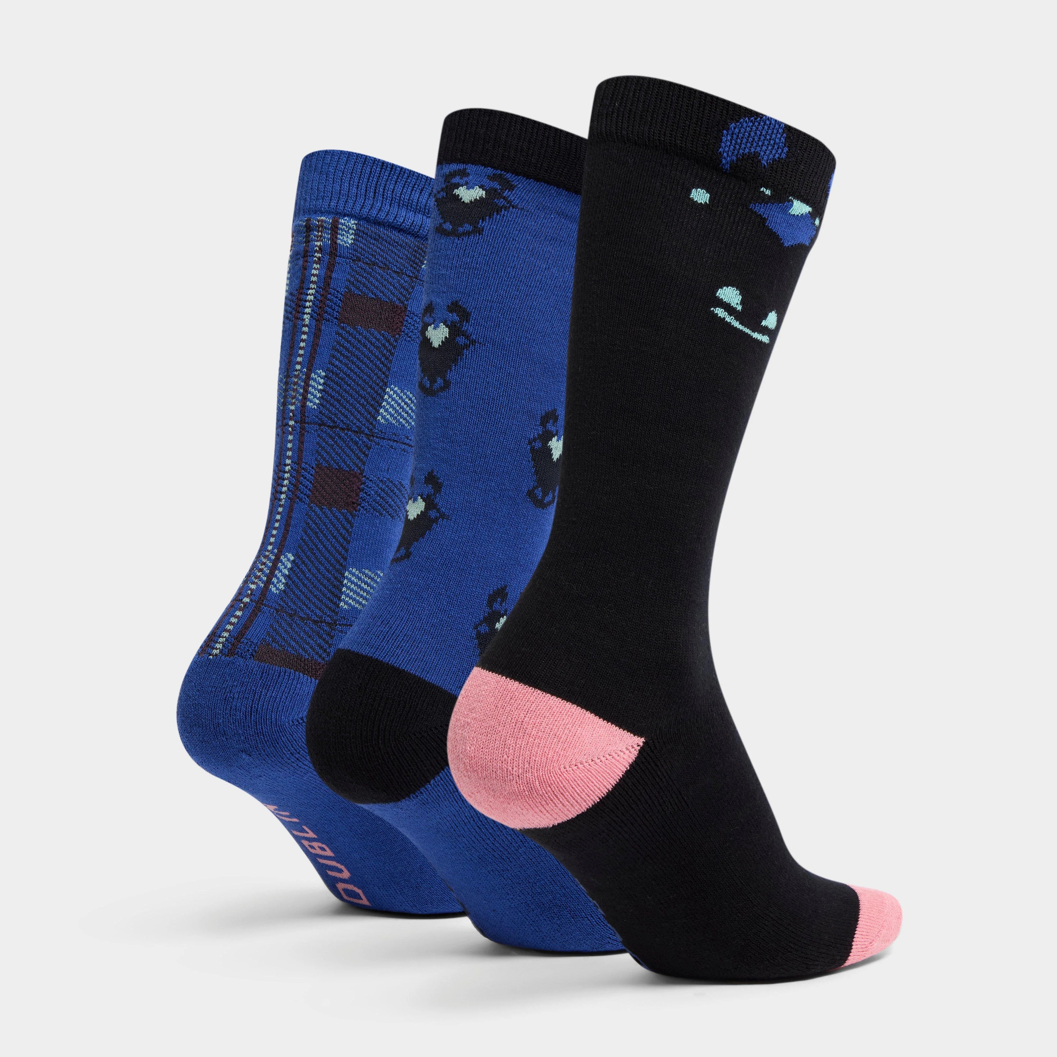 Kids' 3 Pack Socks Cornflower - Image 3