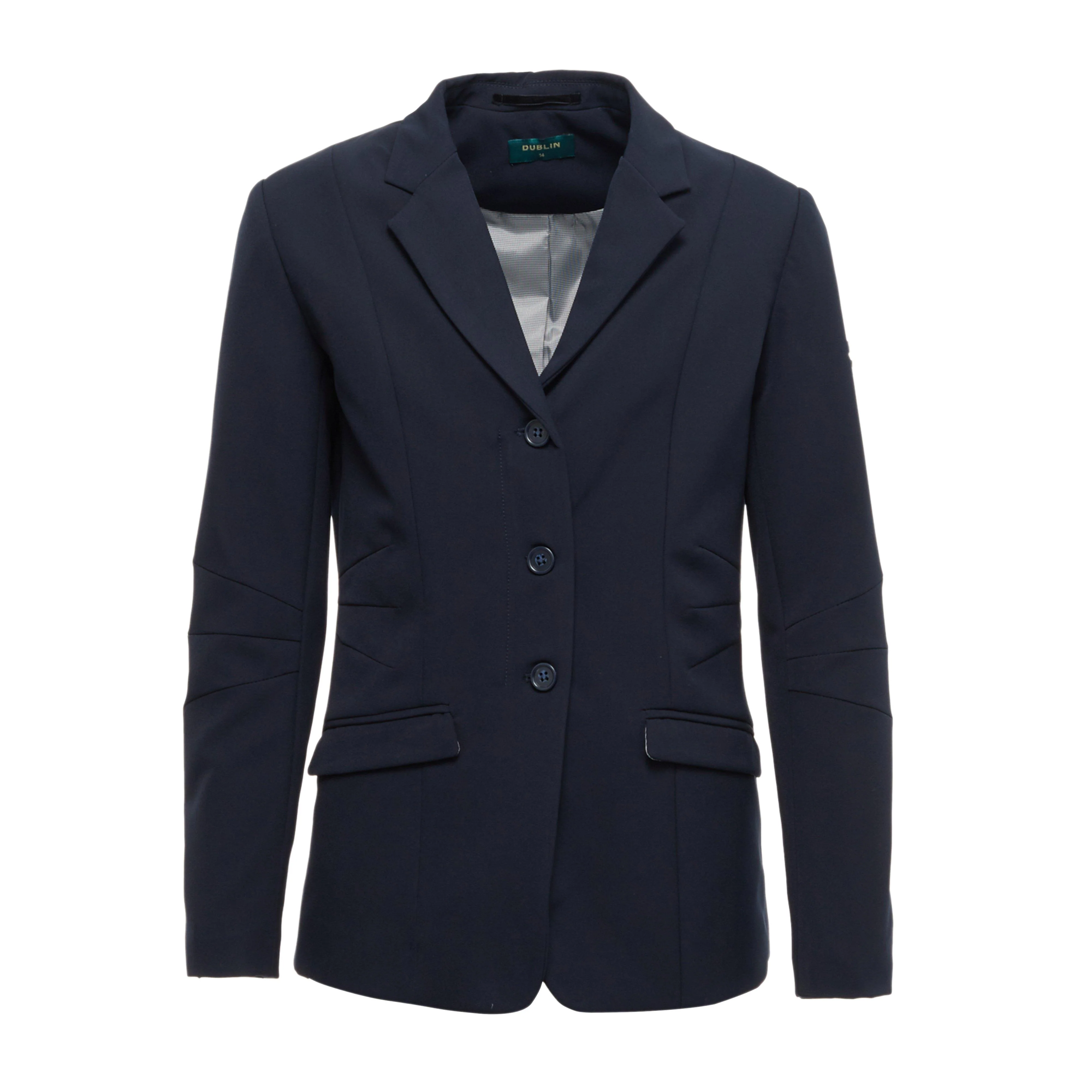 Kids Casey Tailored Show Jacket Navy - Image 6