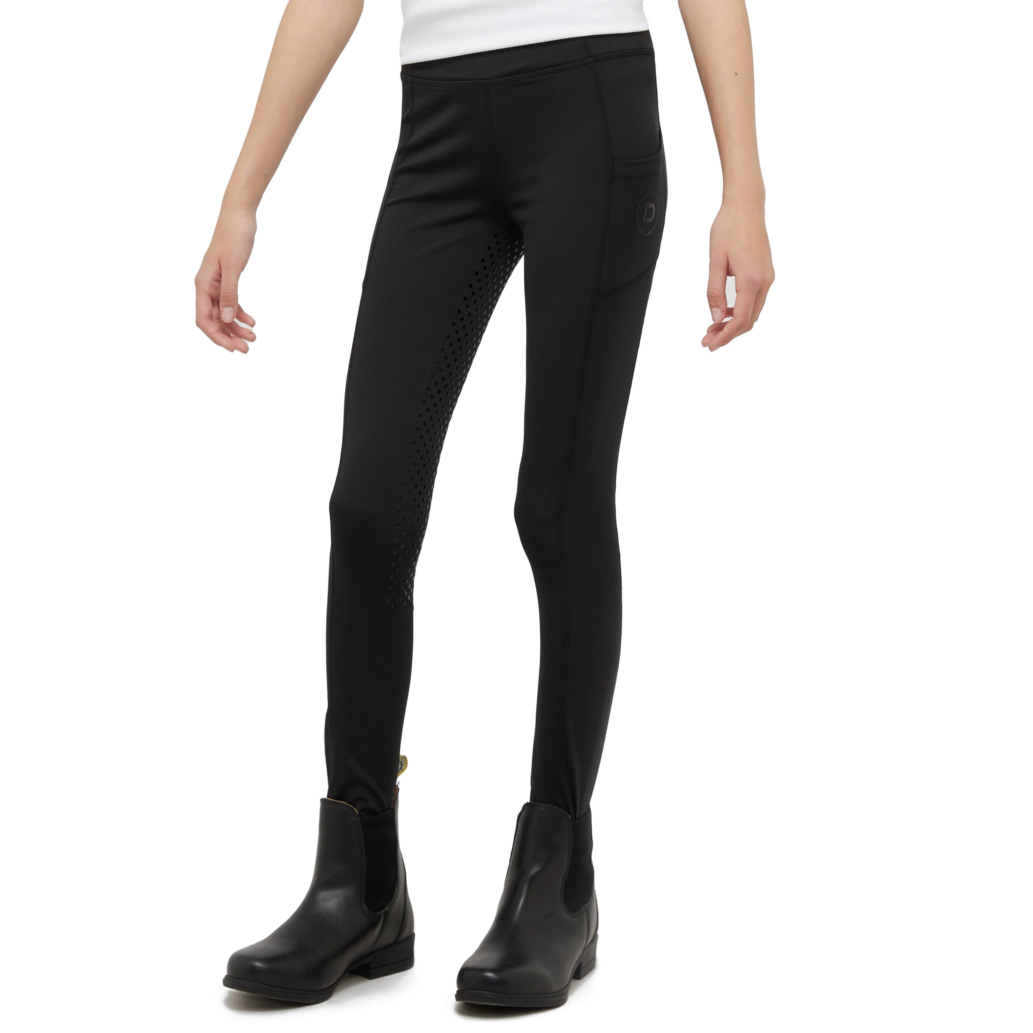Kids Everyday Riding Tights Black - Image 7