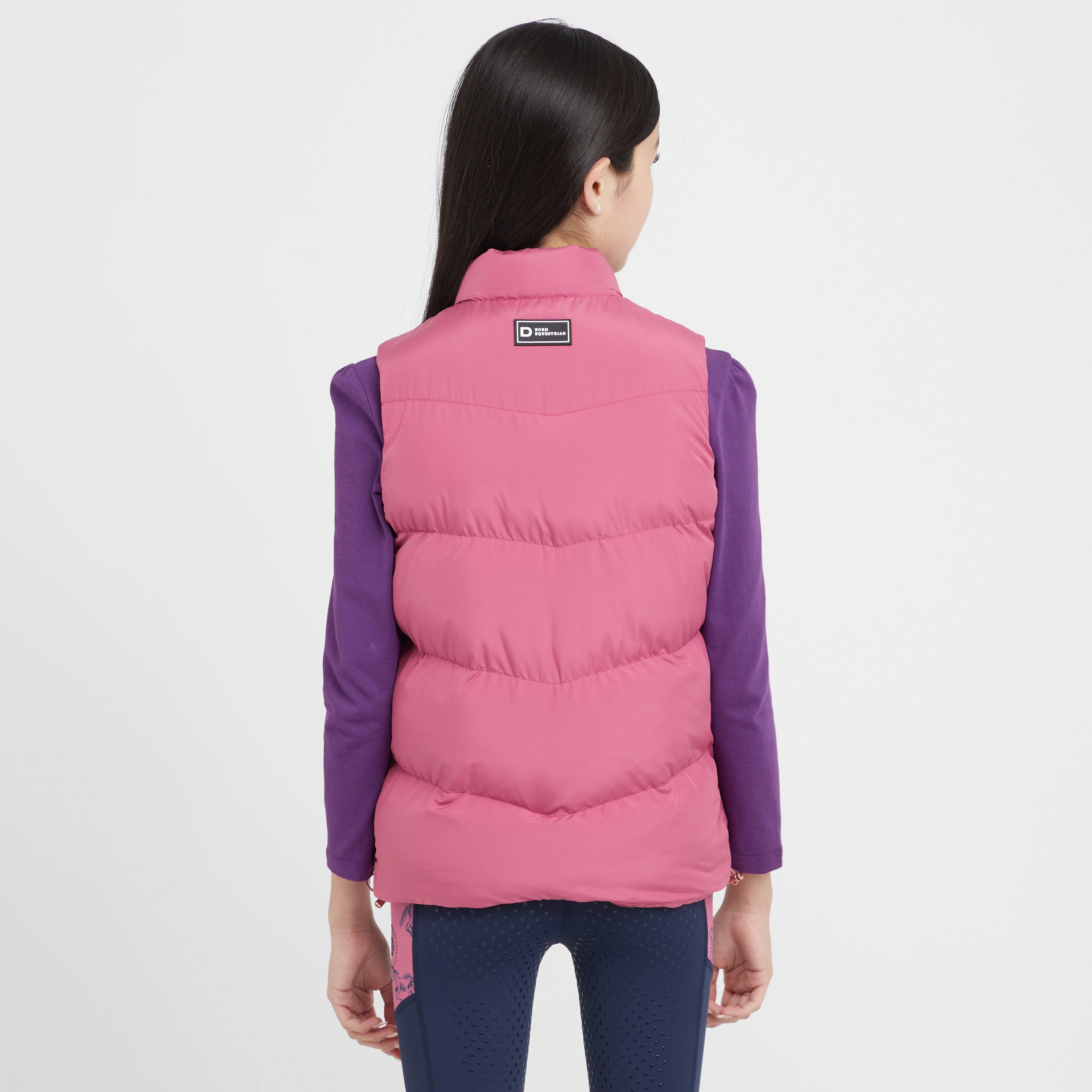 Kids Patrice Everyday Puffer Vest Red Violet - Image 2