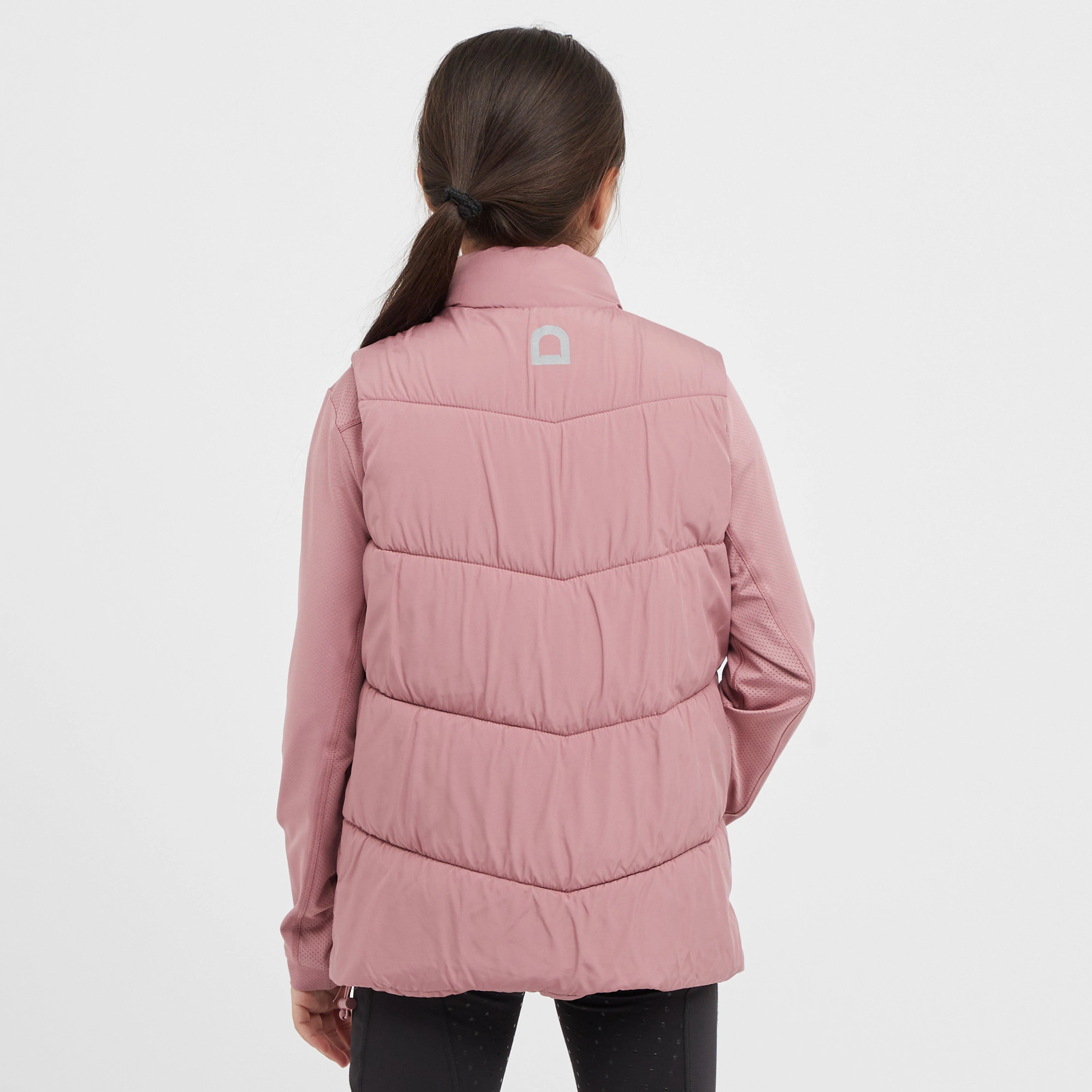 Kids Puffer Bodywarmer Dusty Rose - Image 2
