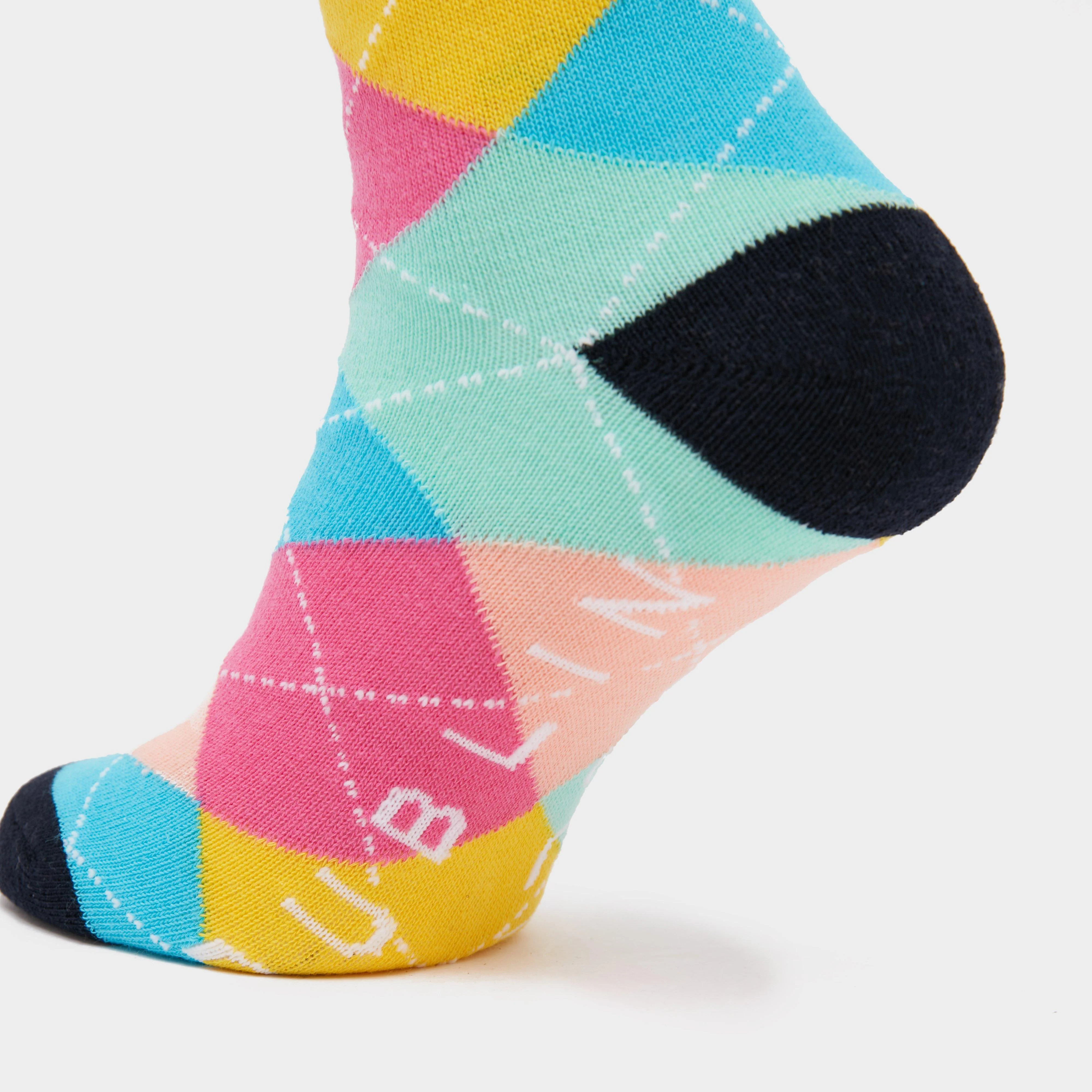 Single Pack Socks Argyle Rainbow - Image 4