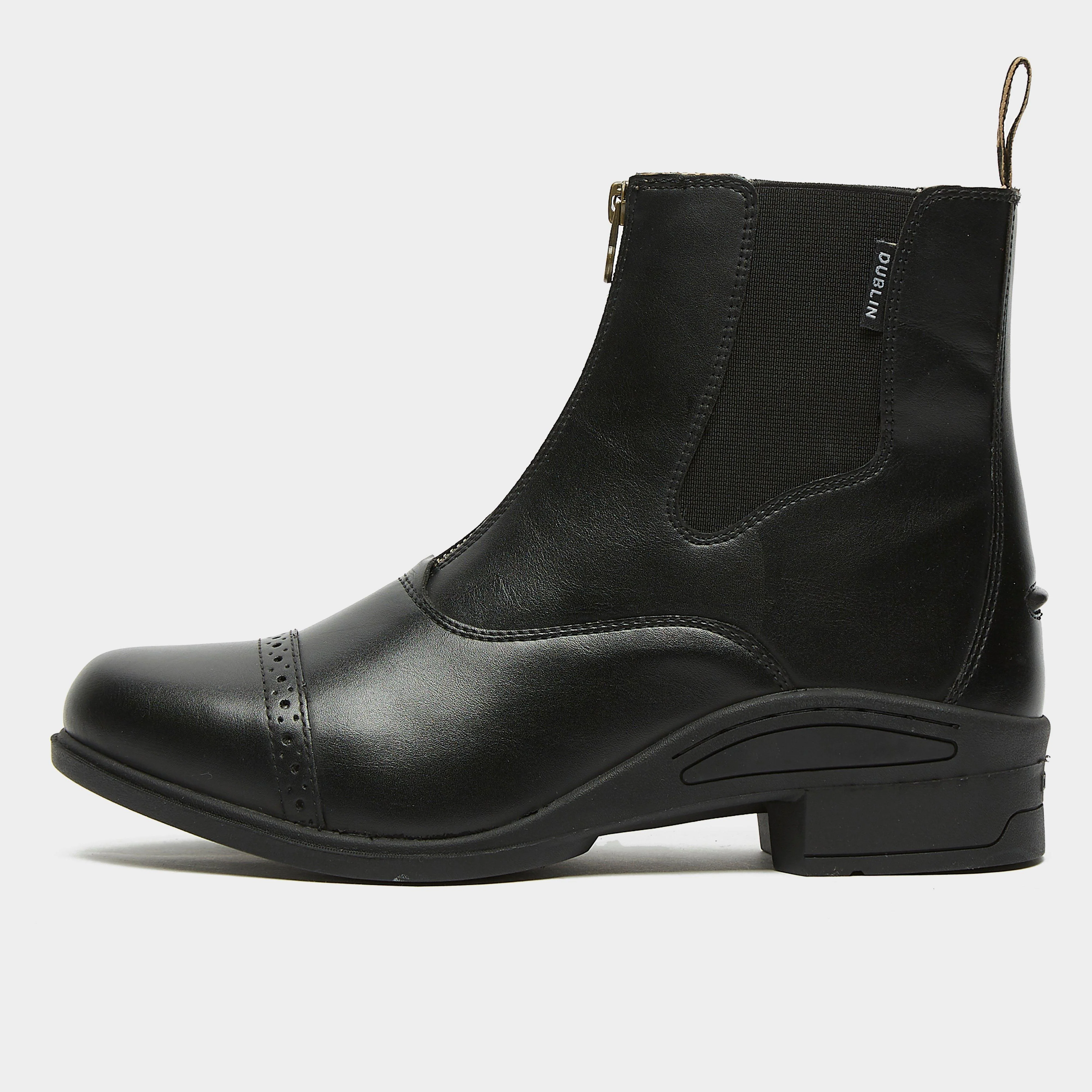 Womens Altitude Zip Paddock Boots Black - Image 2