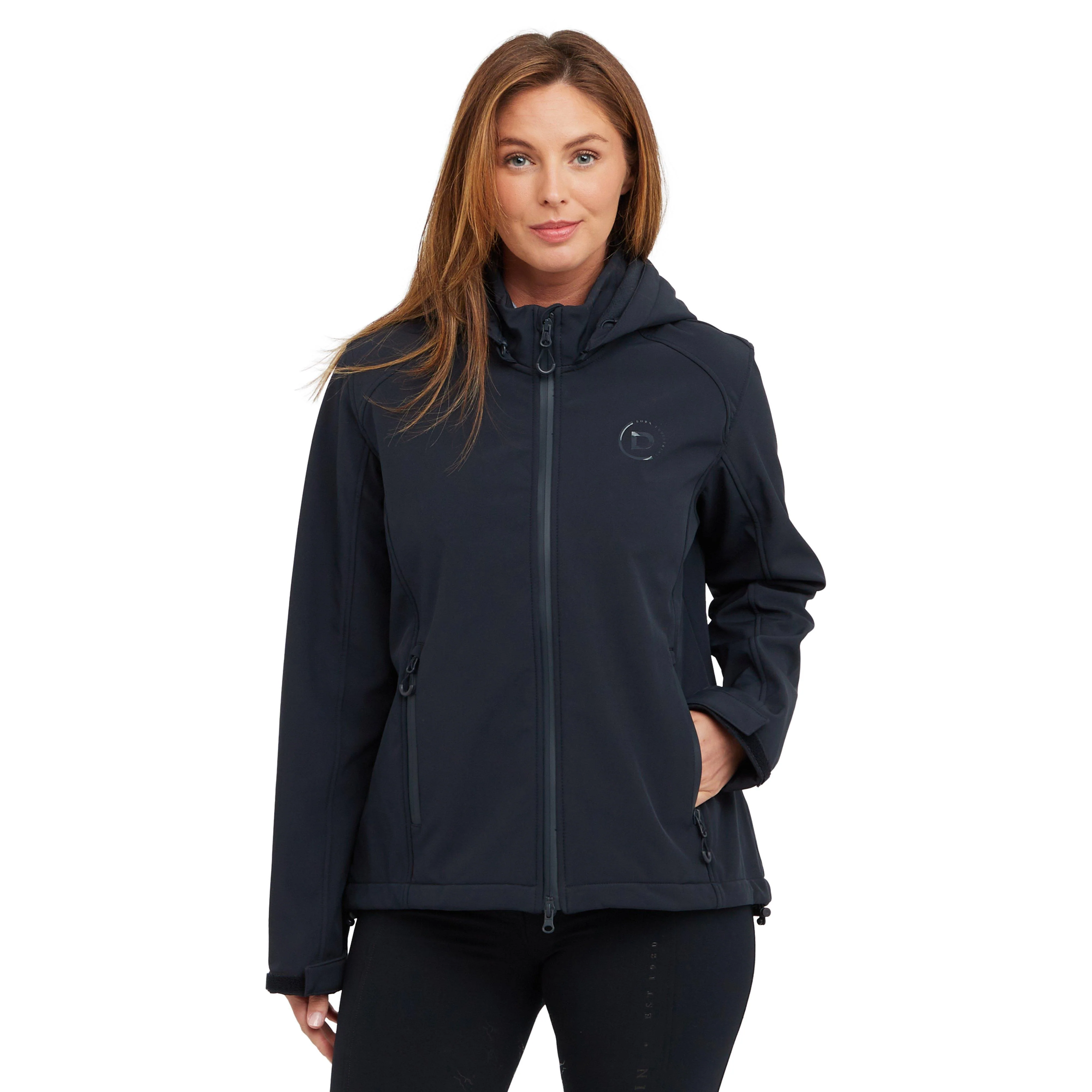 Womens Bonded Jacket Navy - Image 10