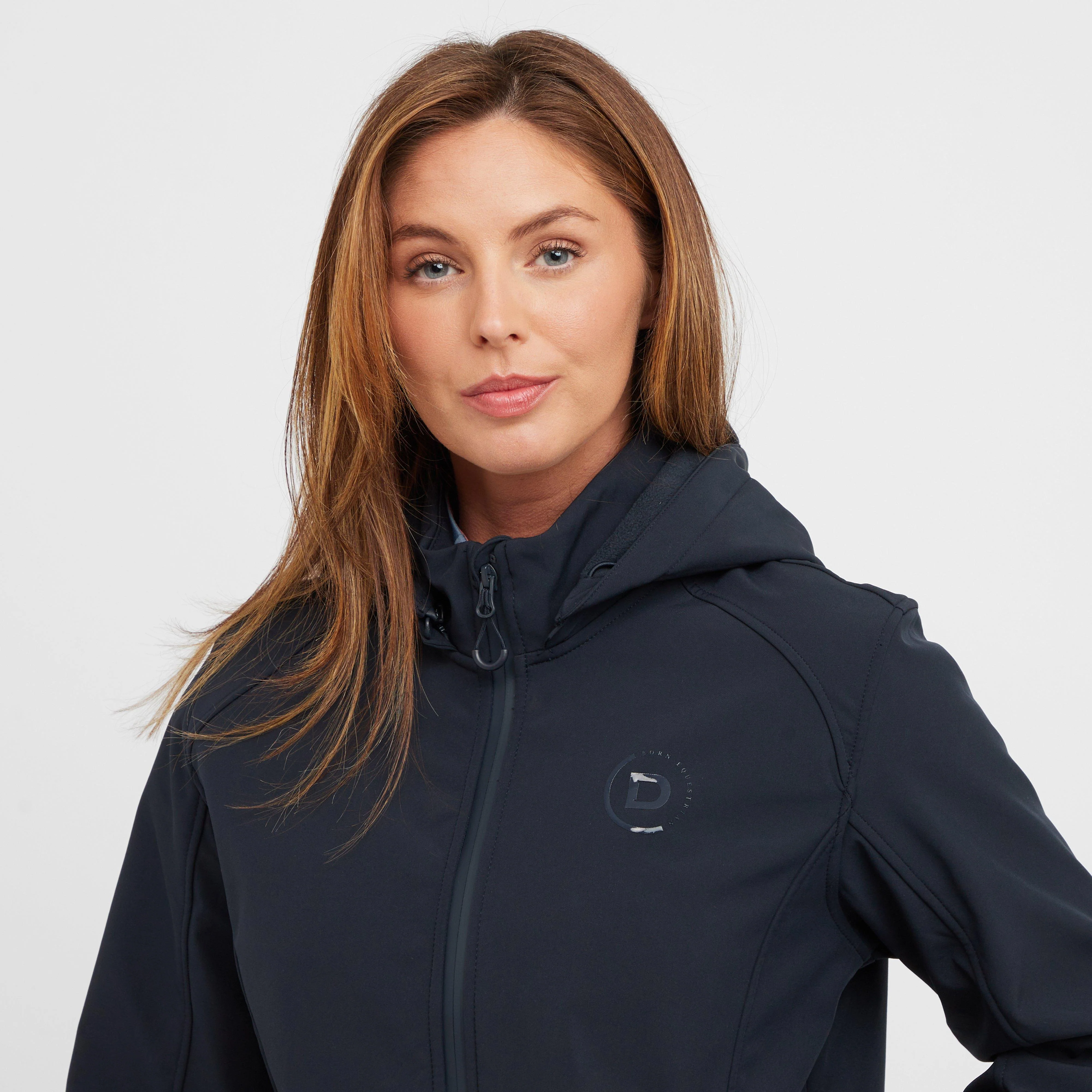 Womens Bonded Jacket Navy - Image 6