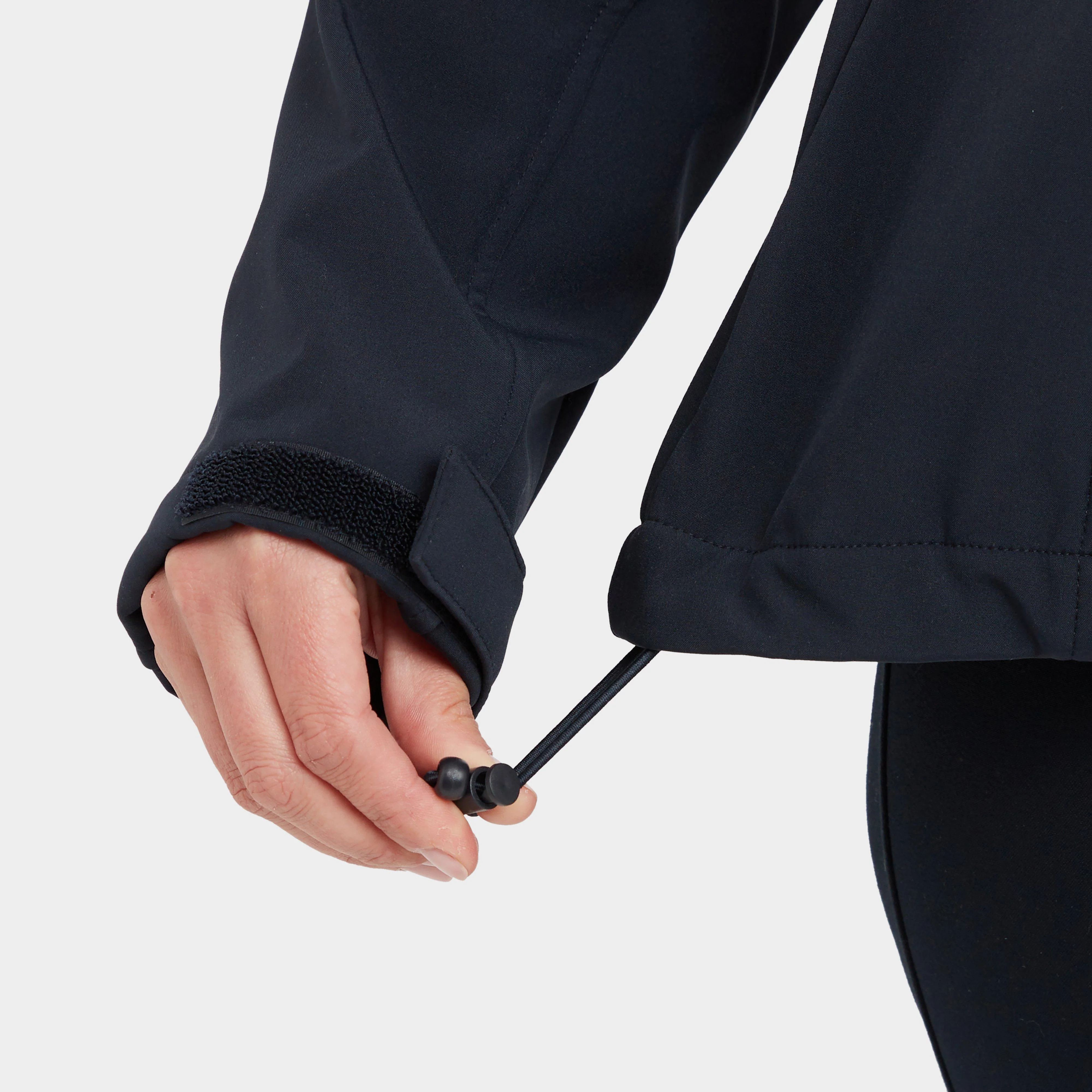 Womens Bonded Jacket Navy - Image 8