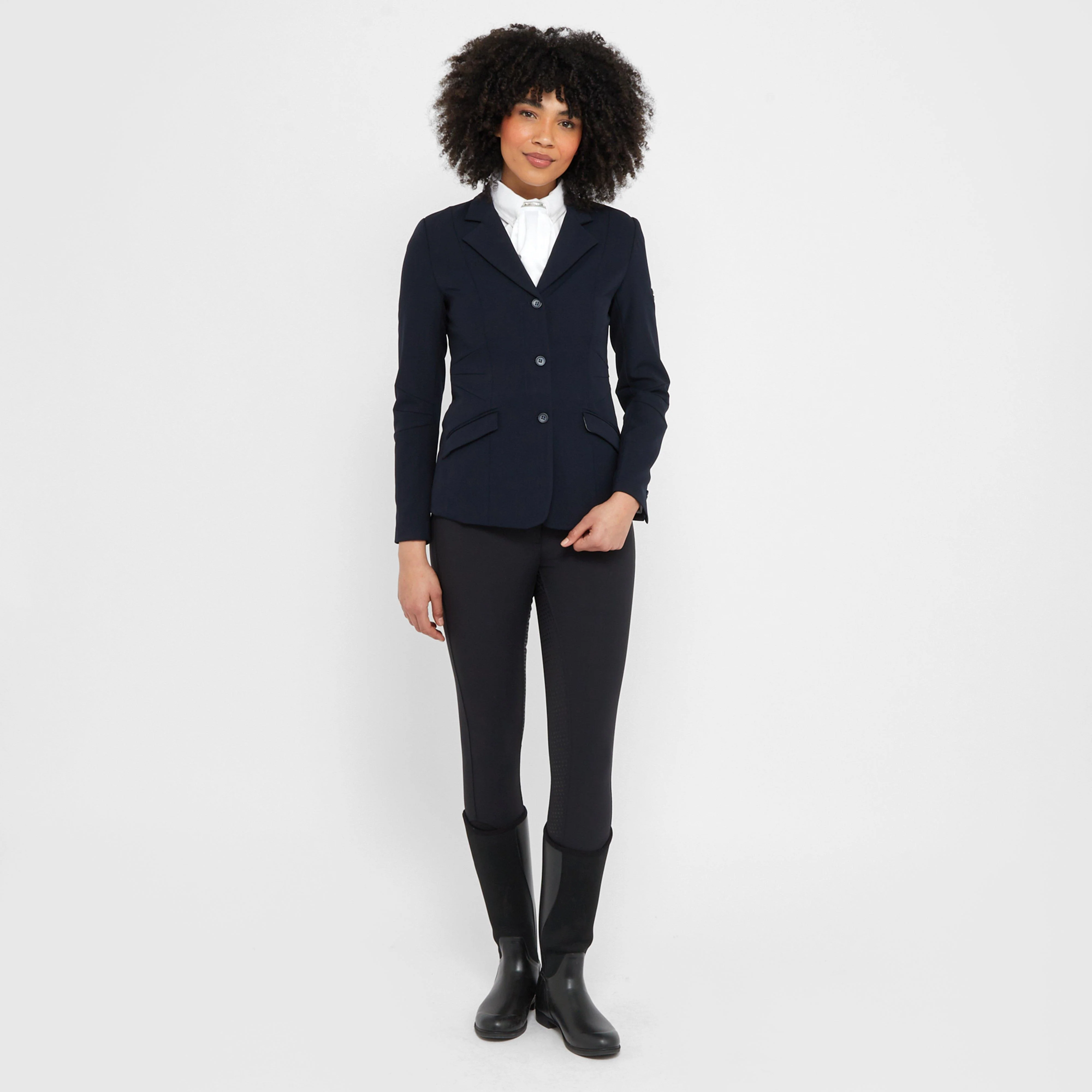 Womens Casey Tailored Show Jacket Navy - Image 2