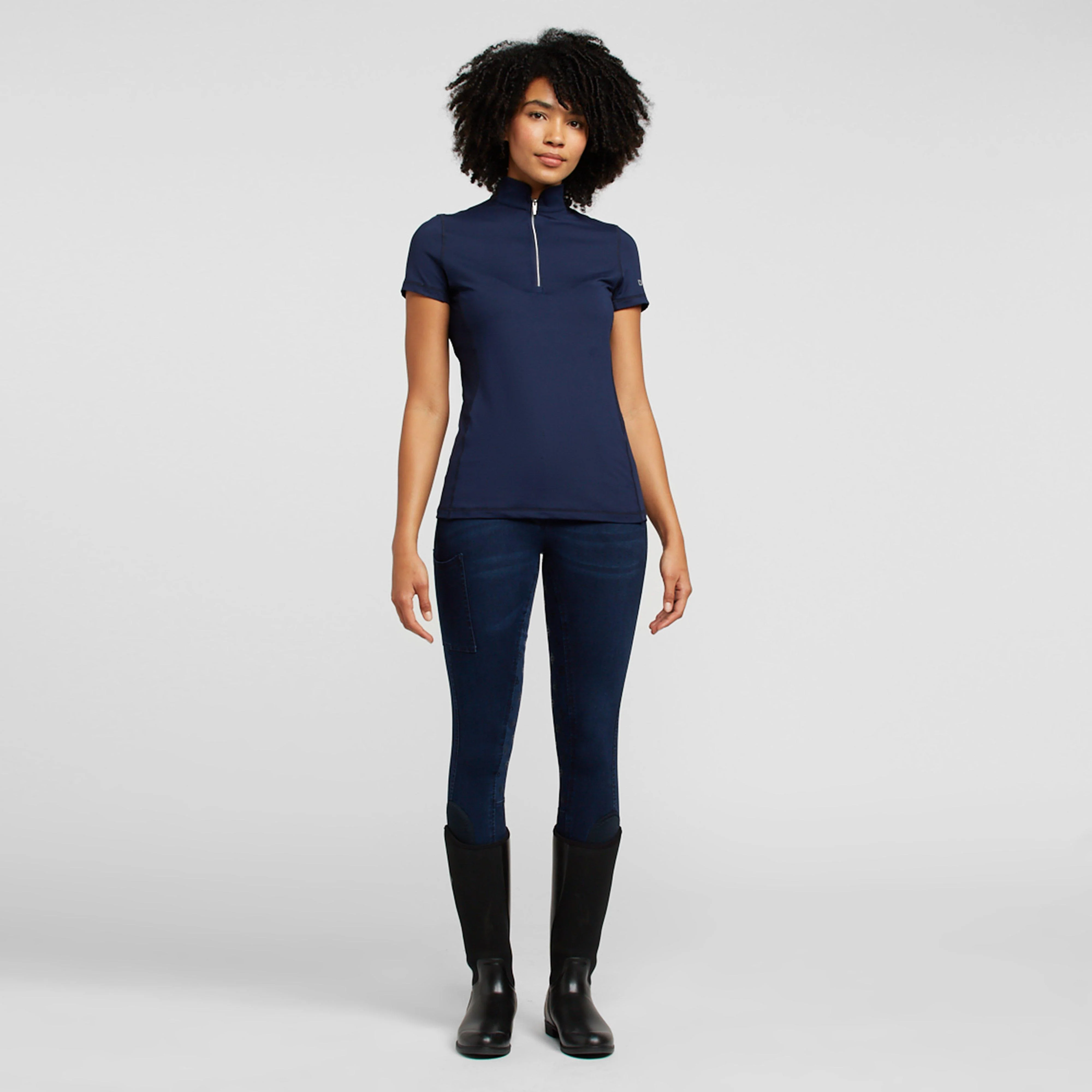 Womens Kylee Short Sleeves Shirt II Navy - Image 3