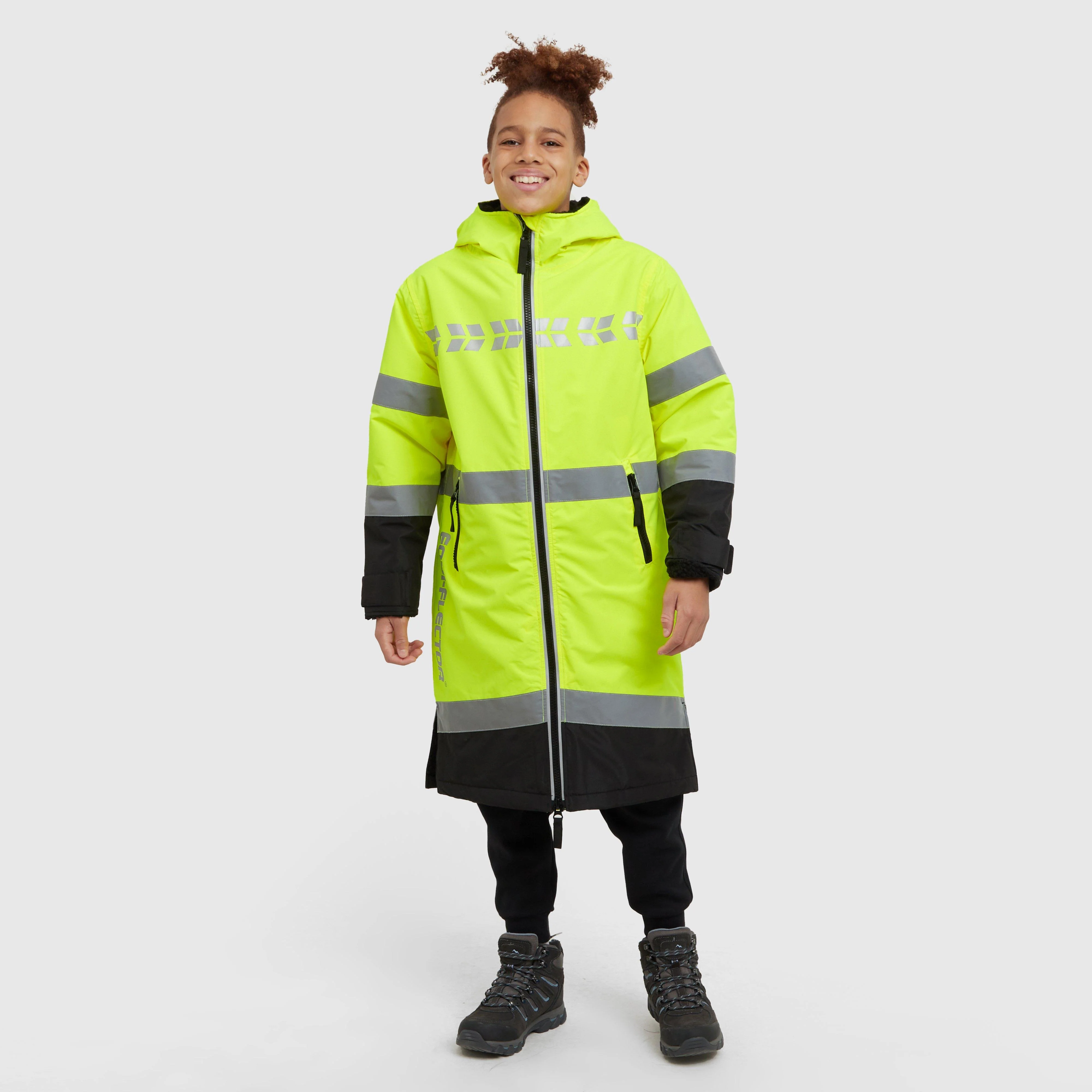 Kids All Weather Robe Yellow - Image 3