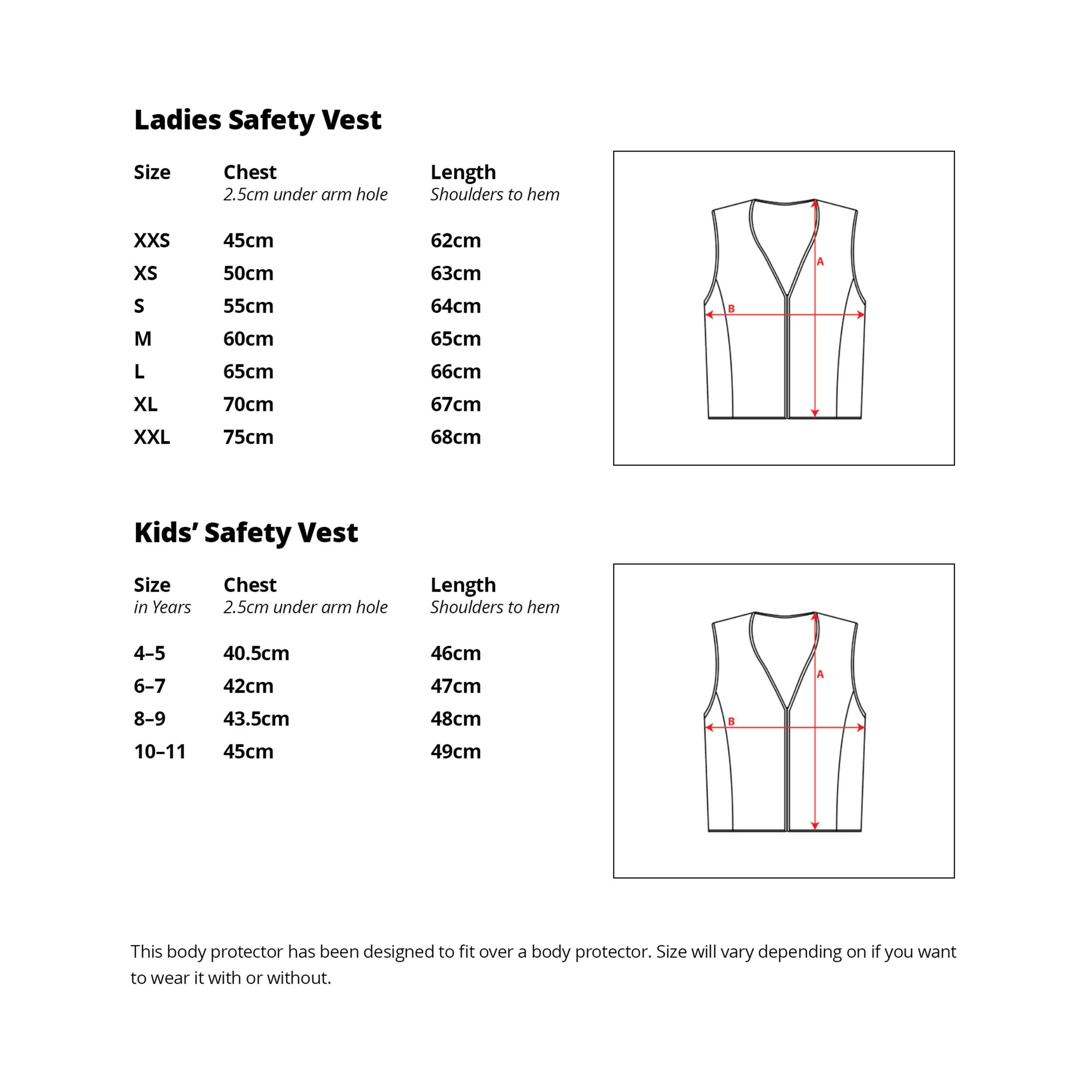 Kids Safety Vest Yellow - Image 6