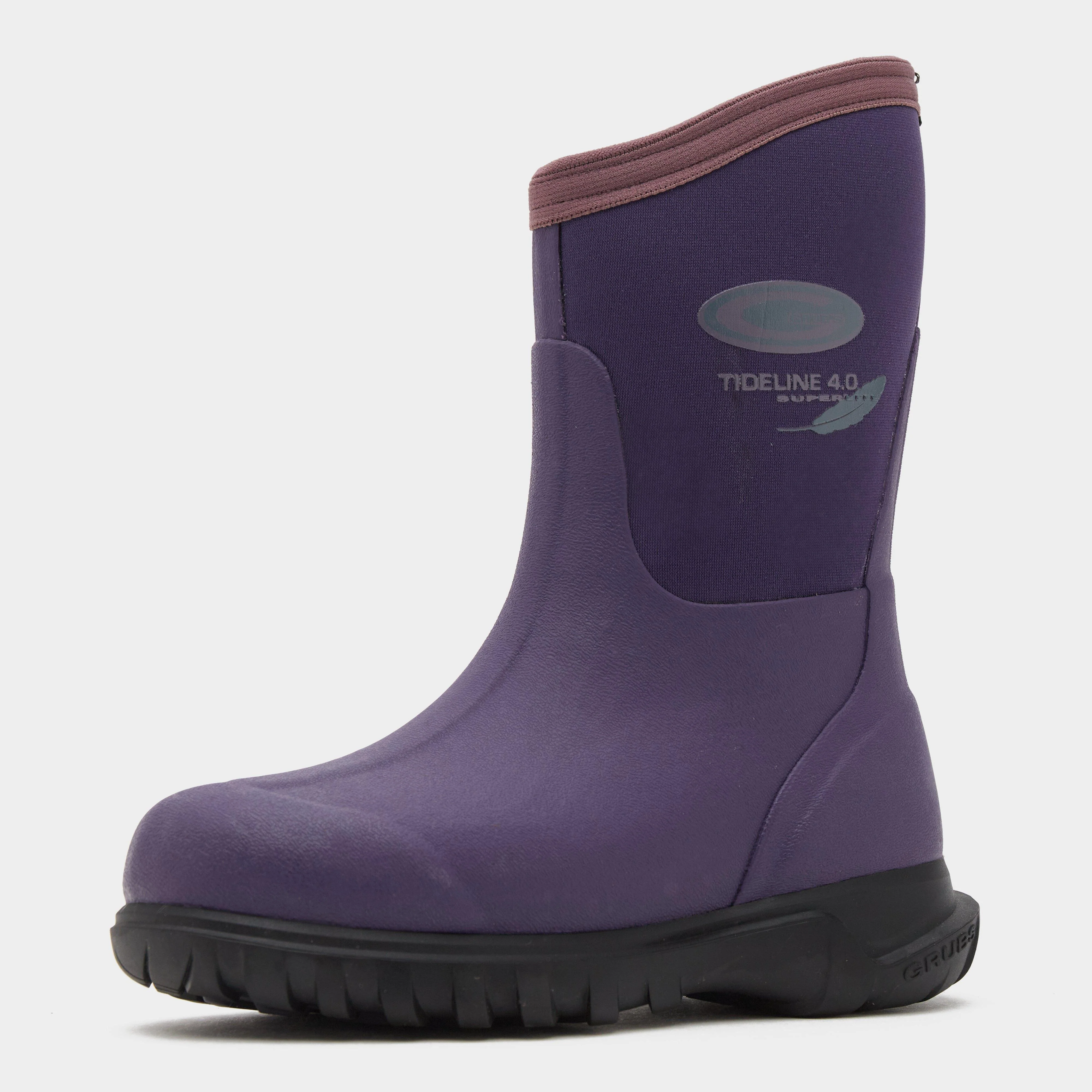 Kids Tideline Boots Plum - Image 3