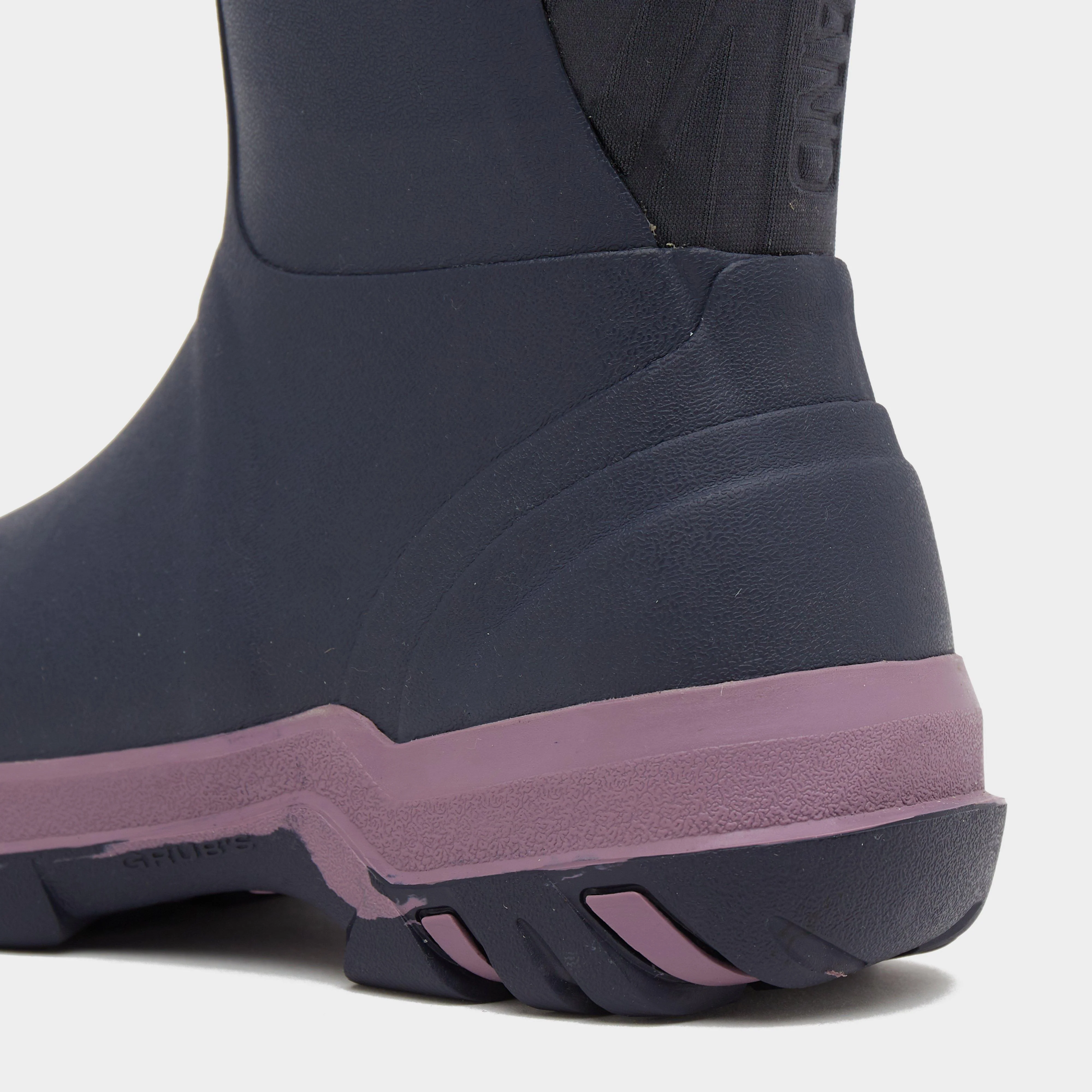 Womens Rainline 2.0 Wellington Boots Aubergine - Image 6