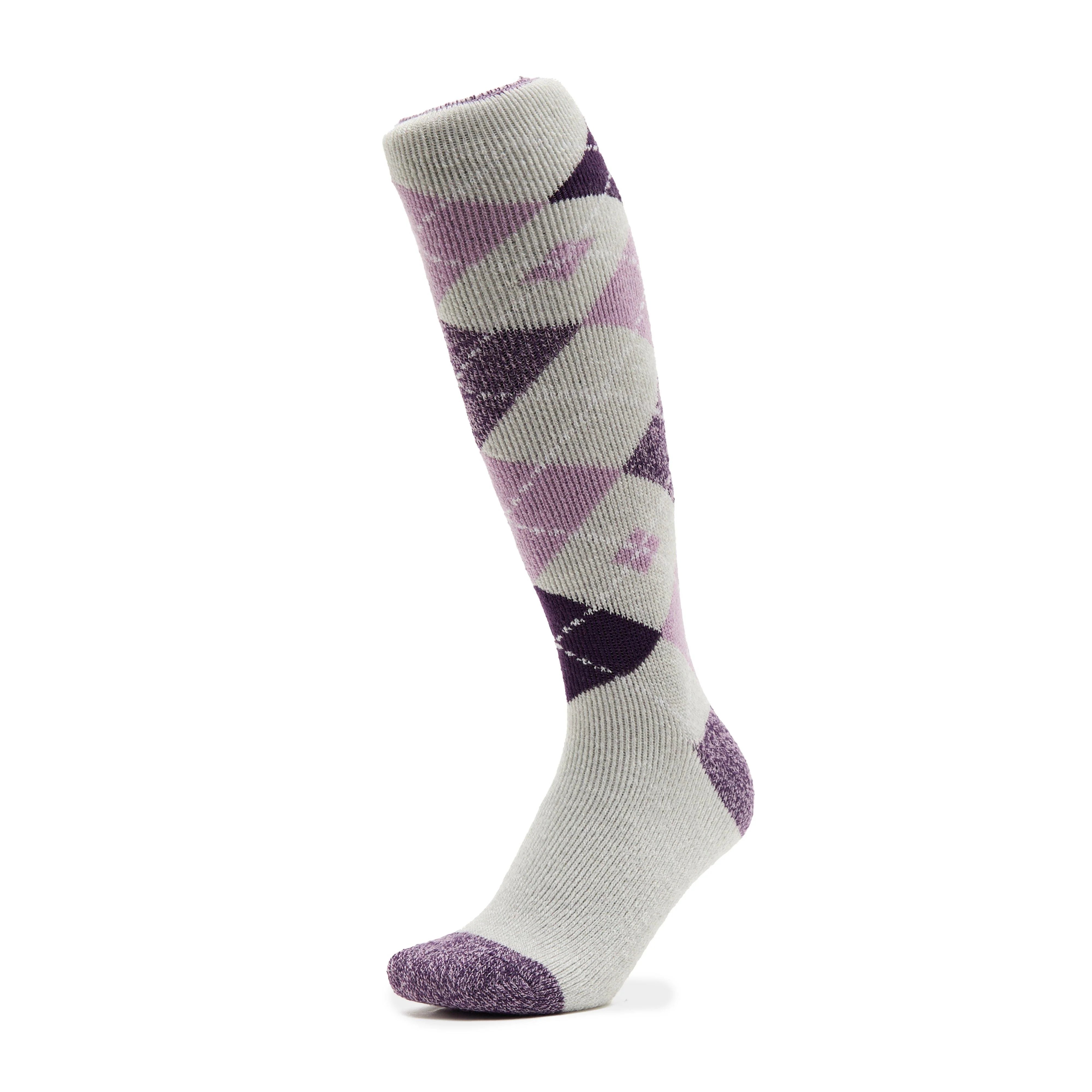 Kids Ella Argyle Socks Light Grey - Image 6