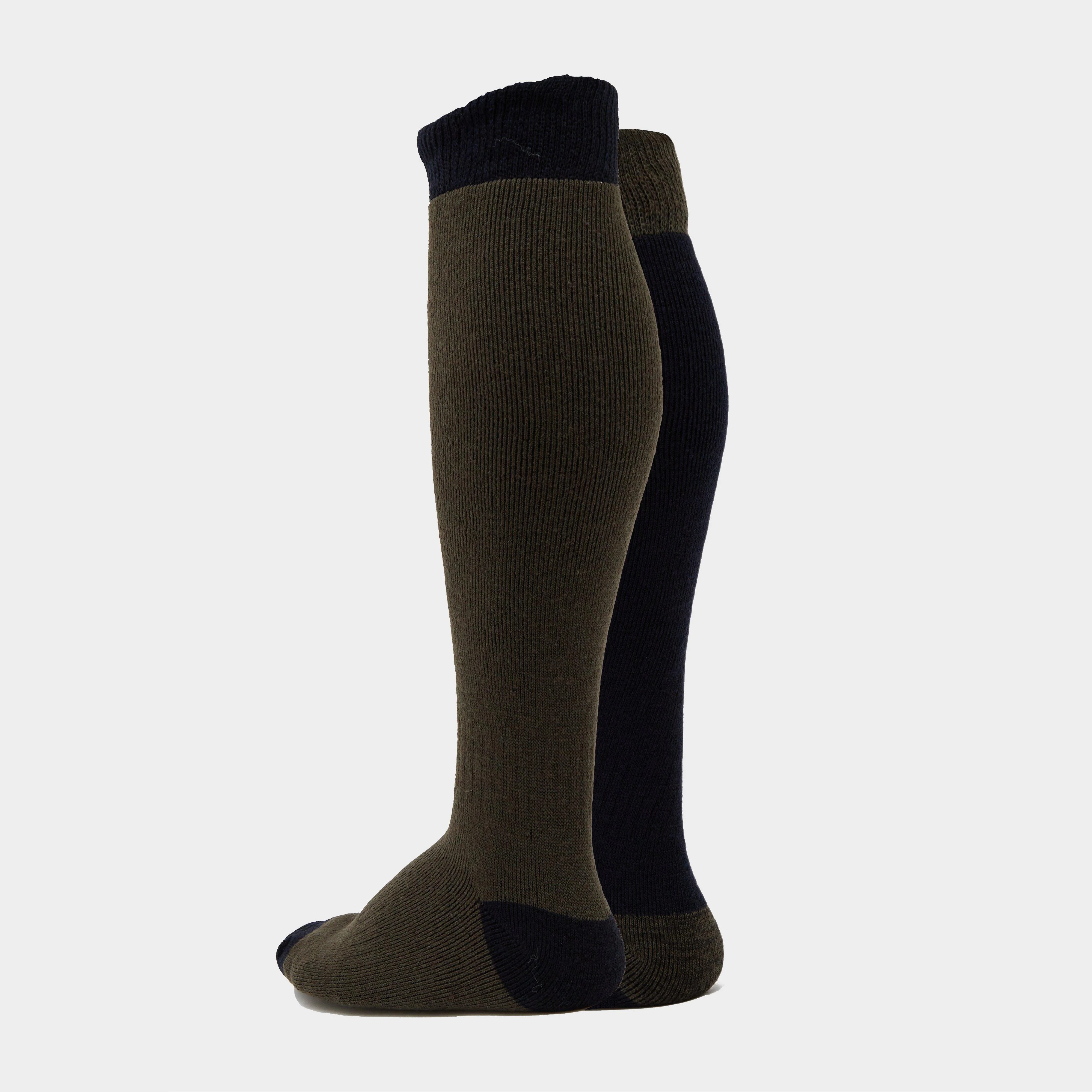 Country Long Socks 2 Pack Dark Green/Dark Navy - Image 2