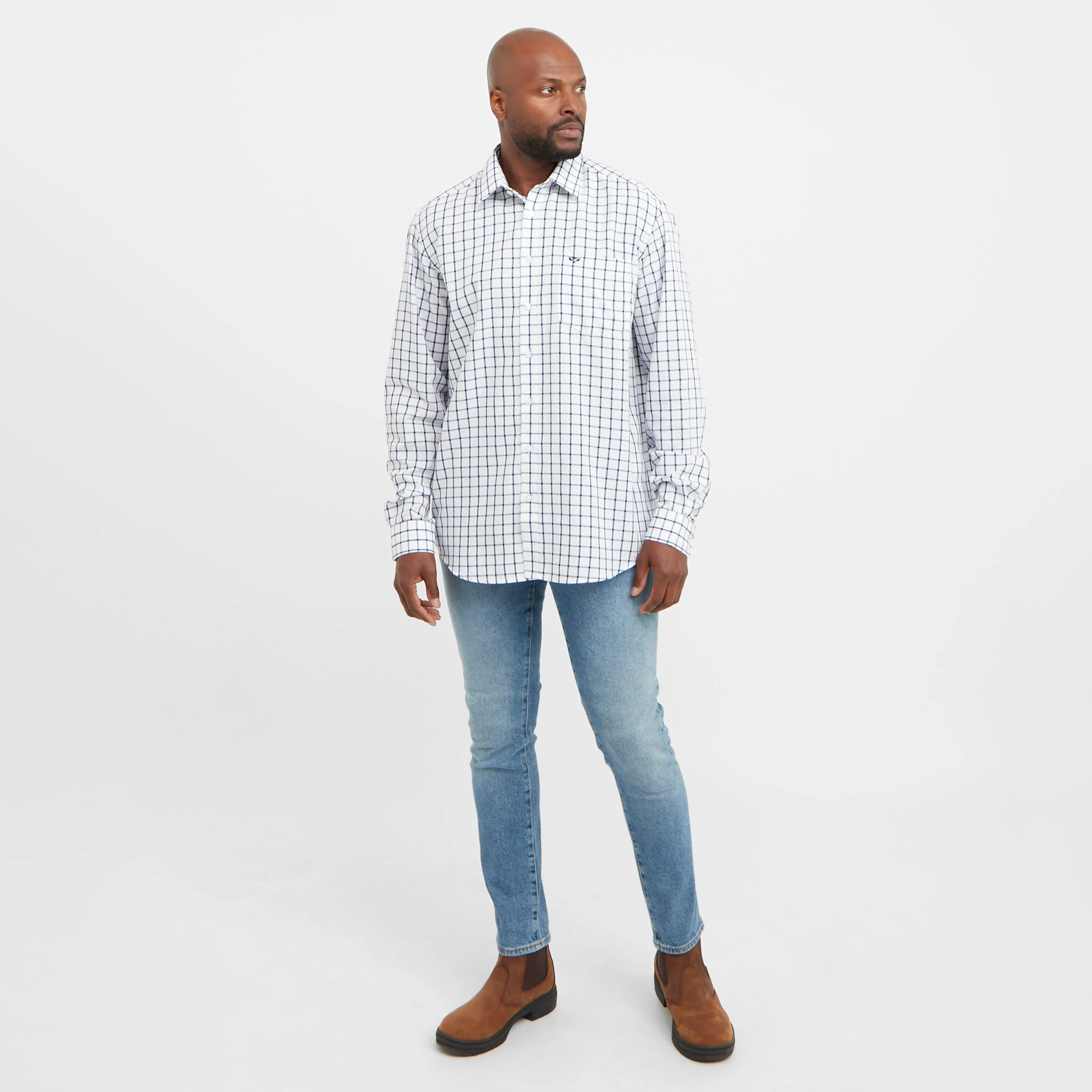 Mens Fernie Bamboo Shirt Navy - Image 3