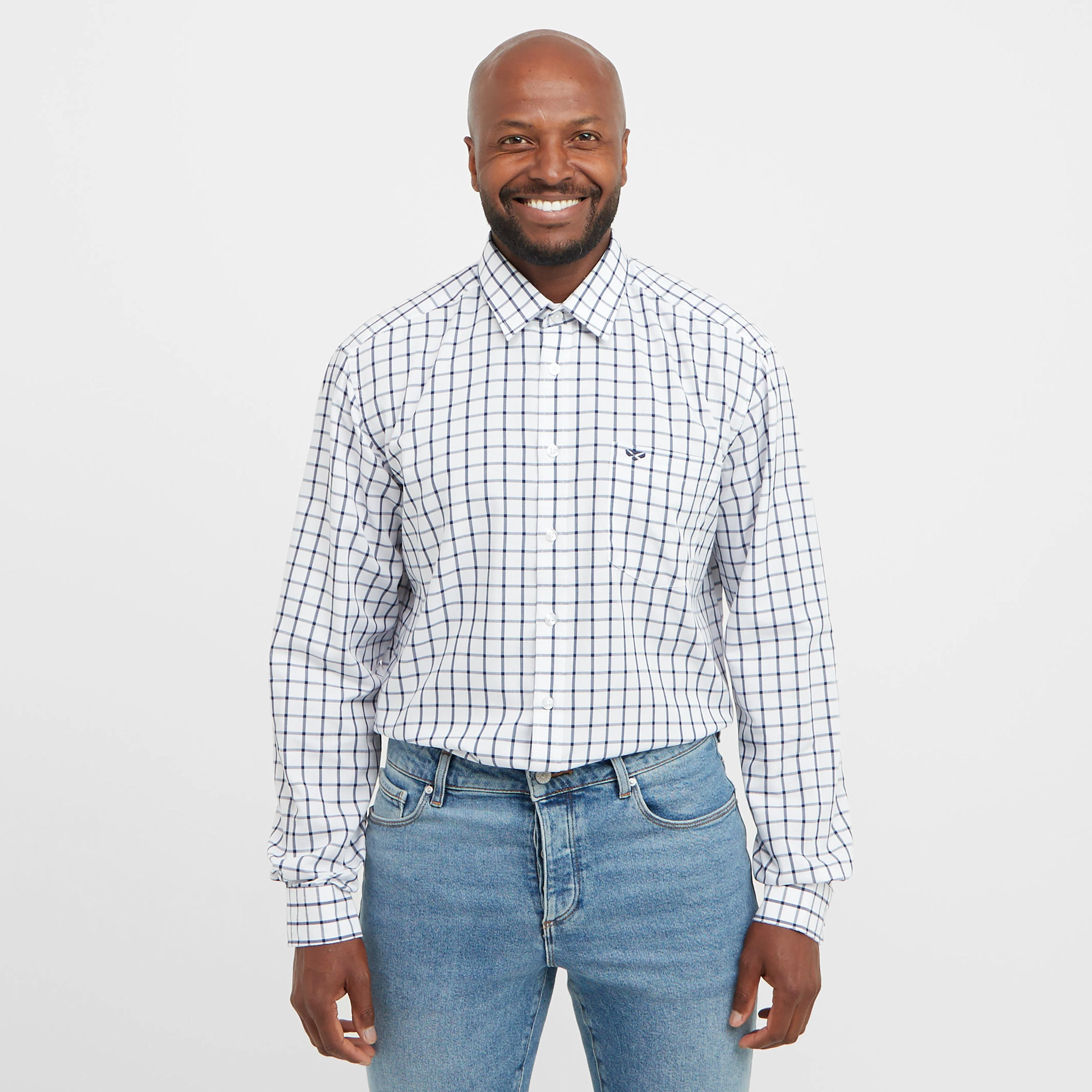 Mens Fernie Bamboo Shirt Navy - Image 5