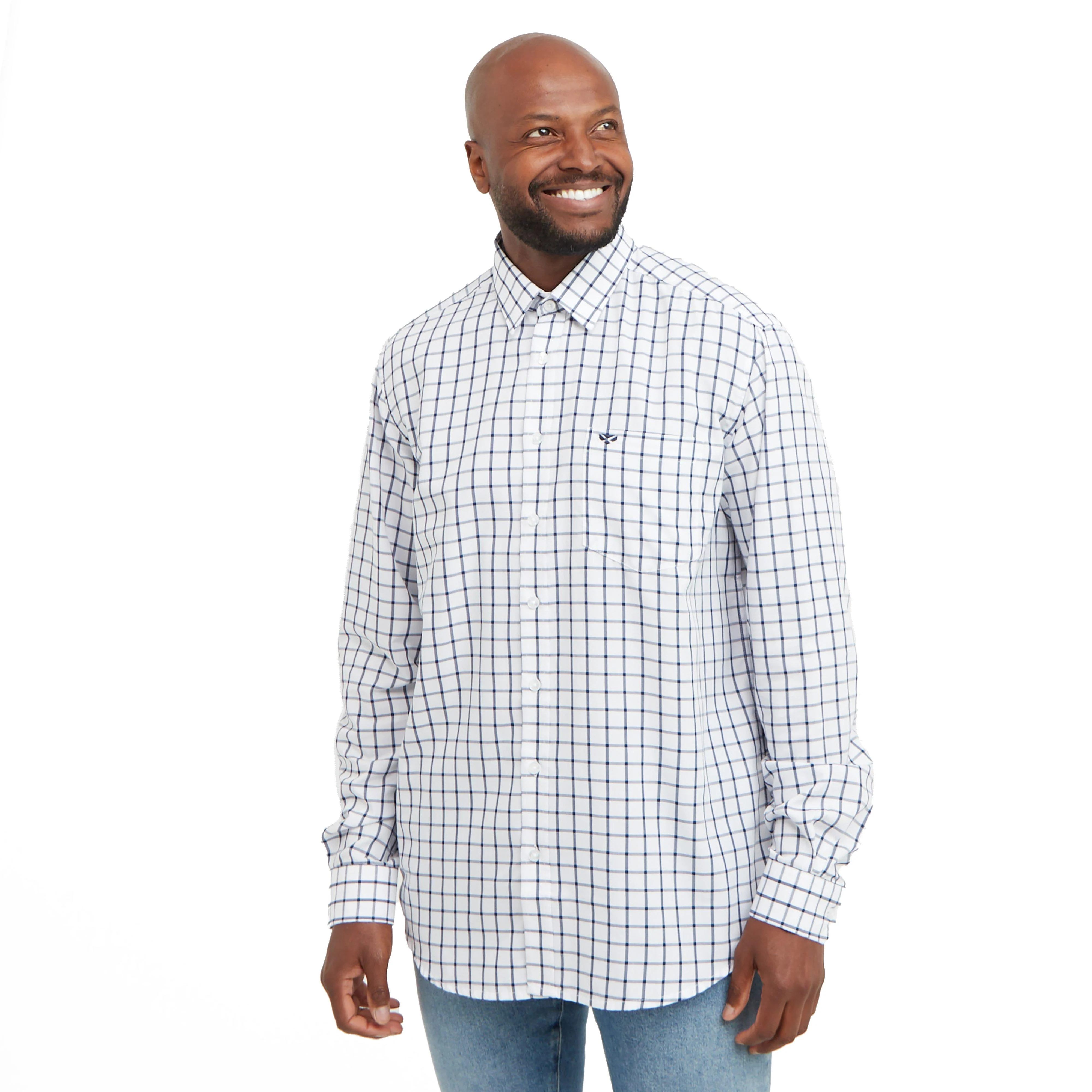 Mens Fernie Bamboo Shirt Navy - Image 9