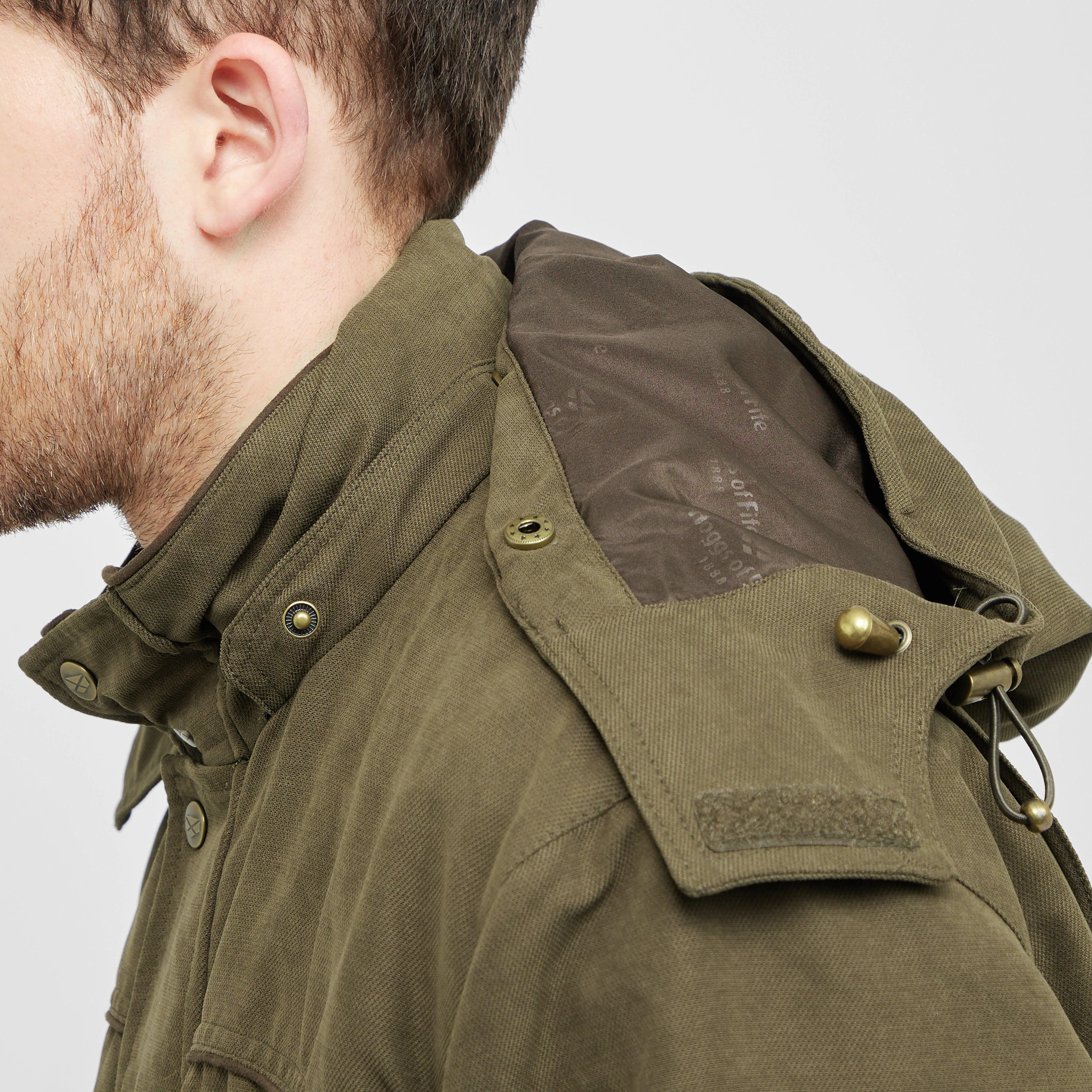 Mens Kincraig Waterproof Field Jacket Olive Green - Image 10