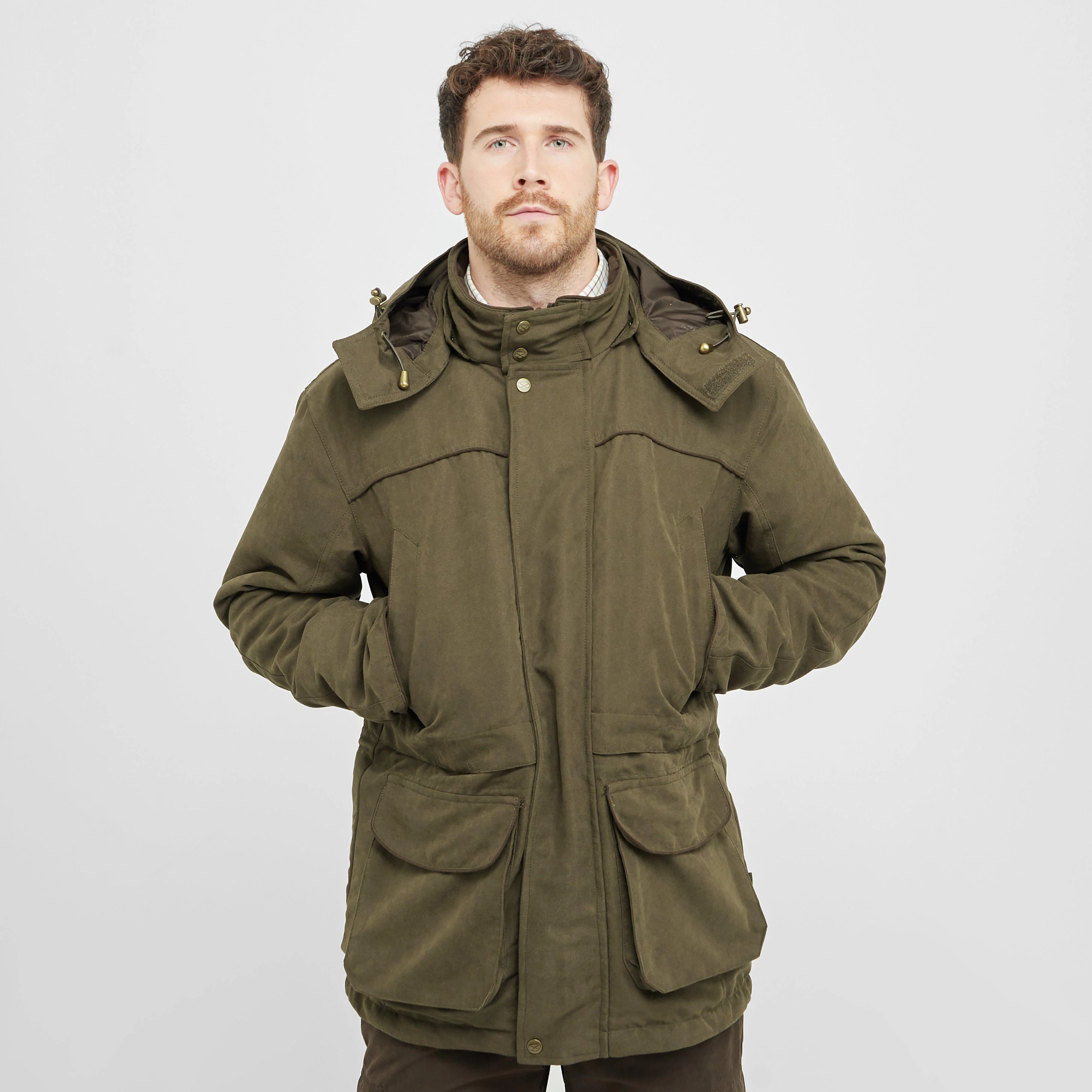 Mens Kincraig Waterproof Field Jacket Olive Green - Image 14