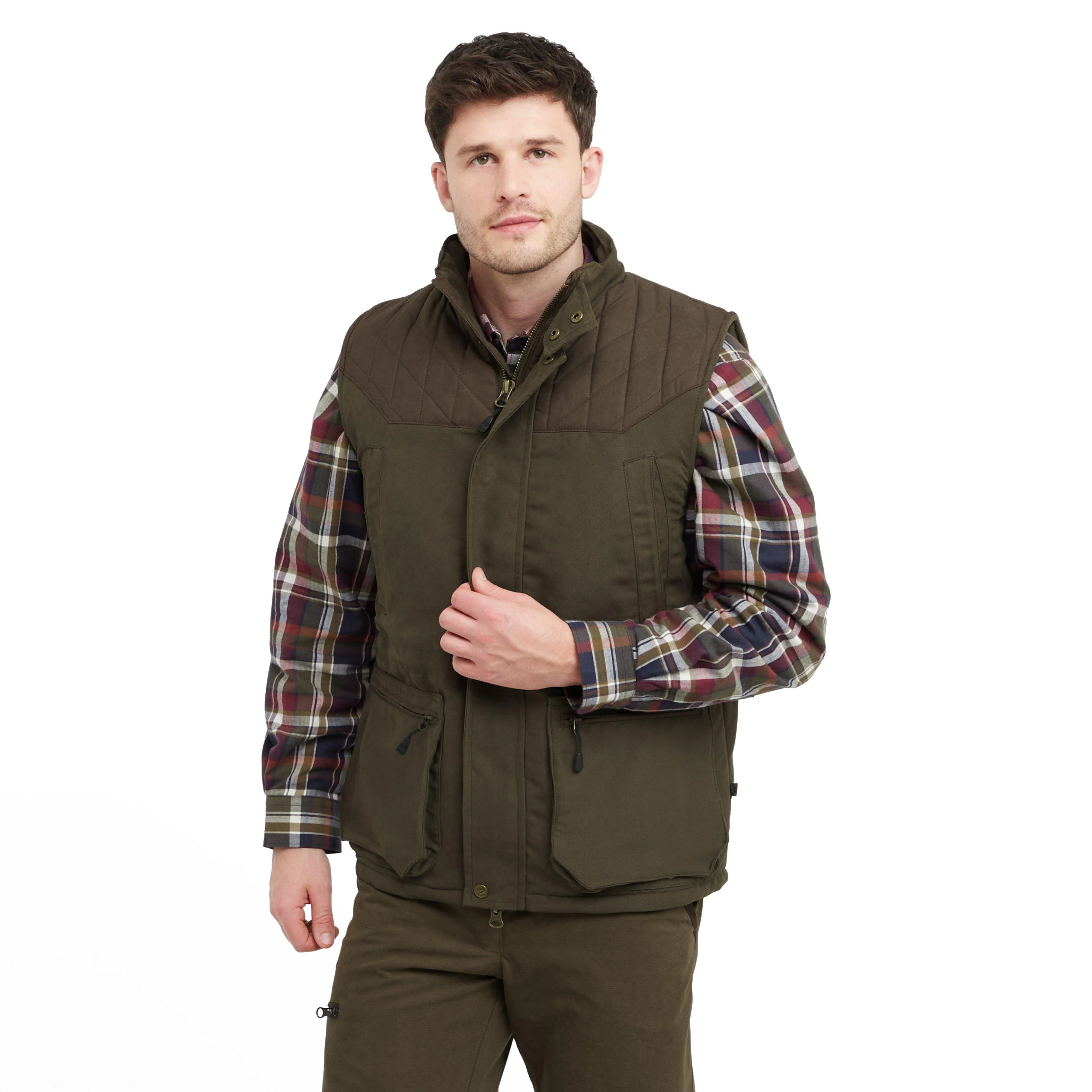 Mens Kincraig Waterproof Field Jacket Olive Green - Image 9