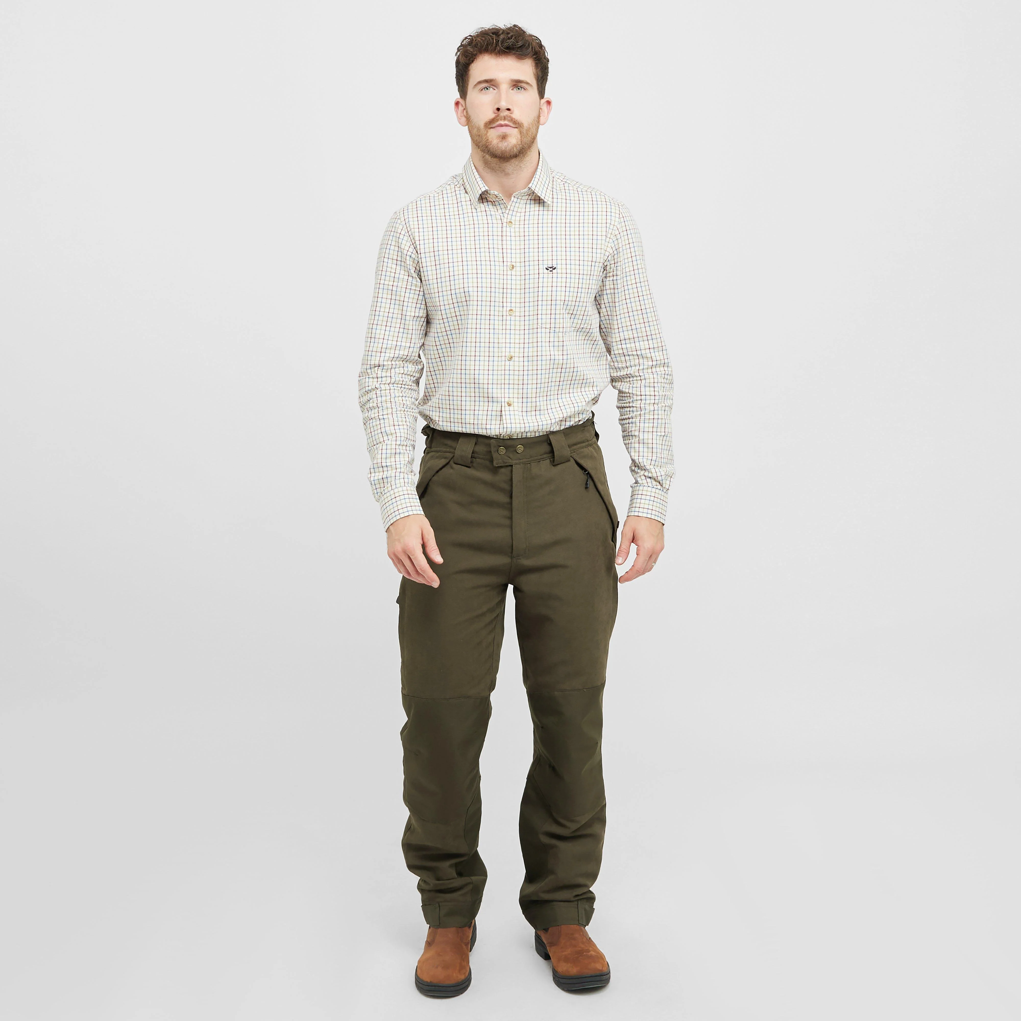 Mens Kincraig Waterproof Field Trousers Olive Green - Image 3