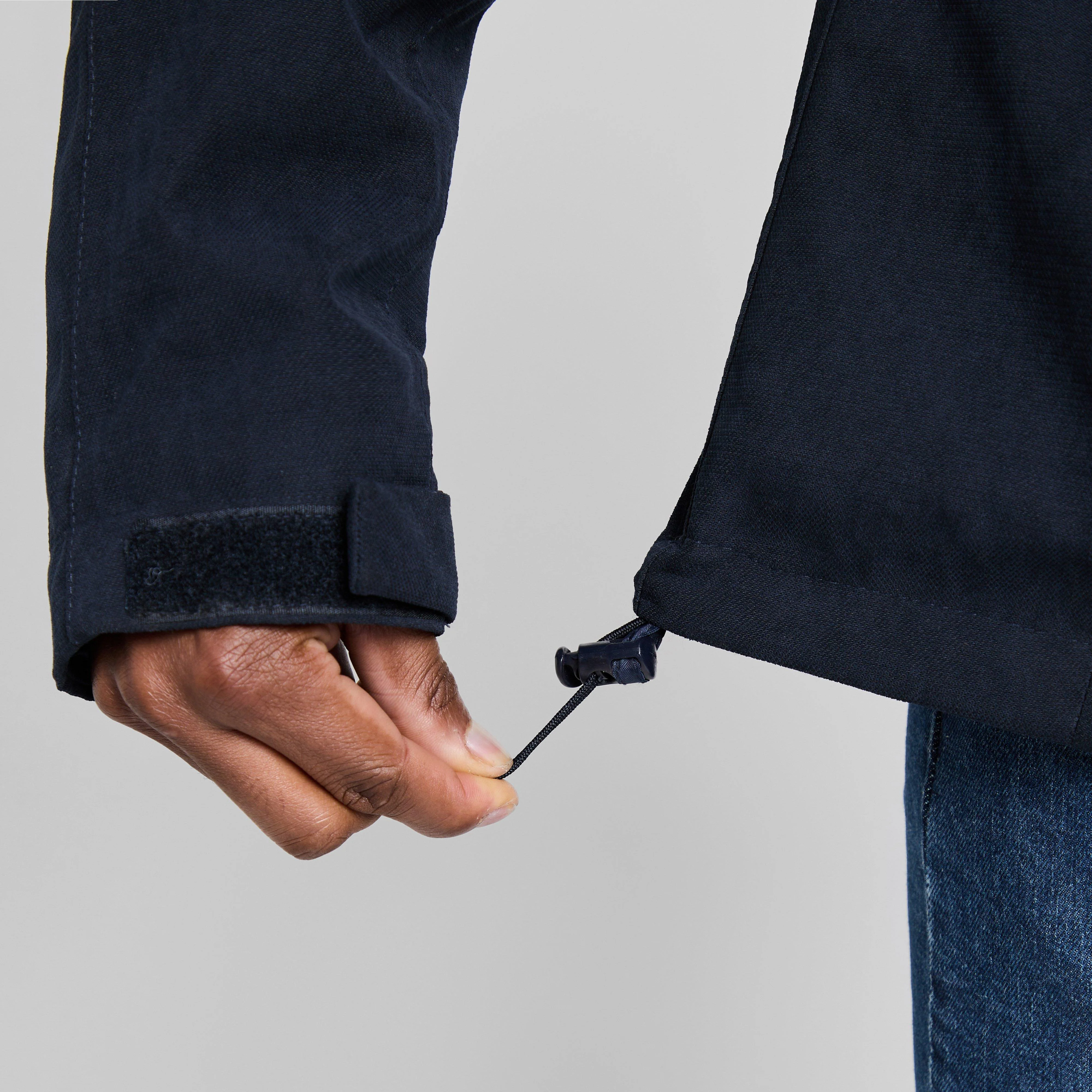 Mens Struther Waterproof Zip Jacket Navy - Image 9
