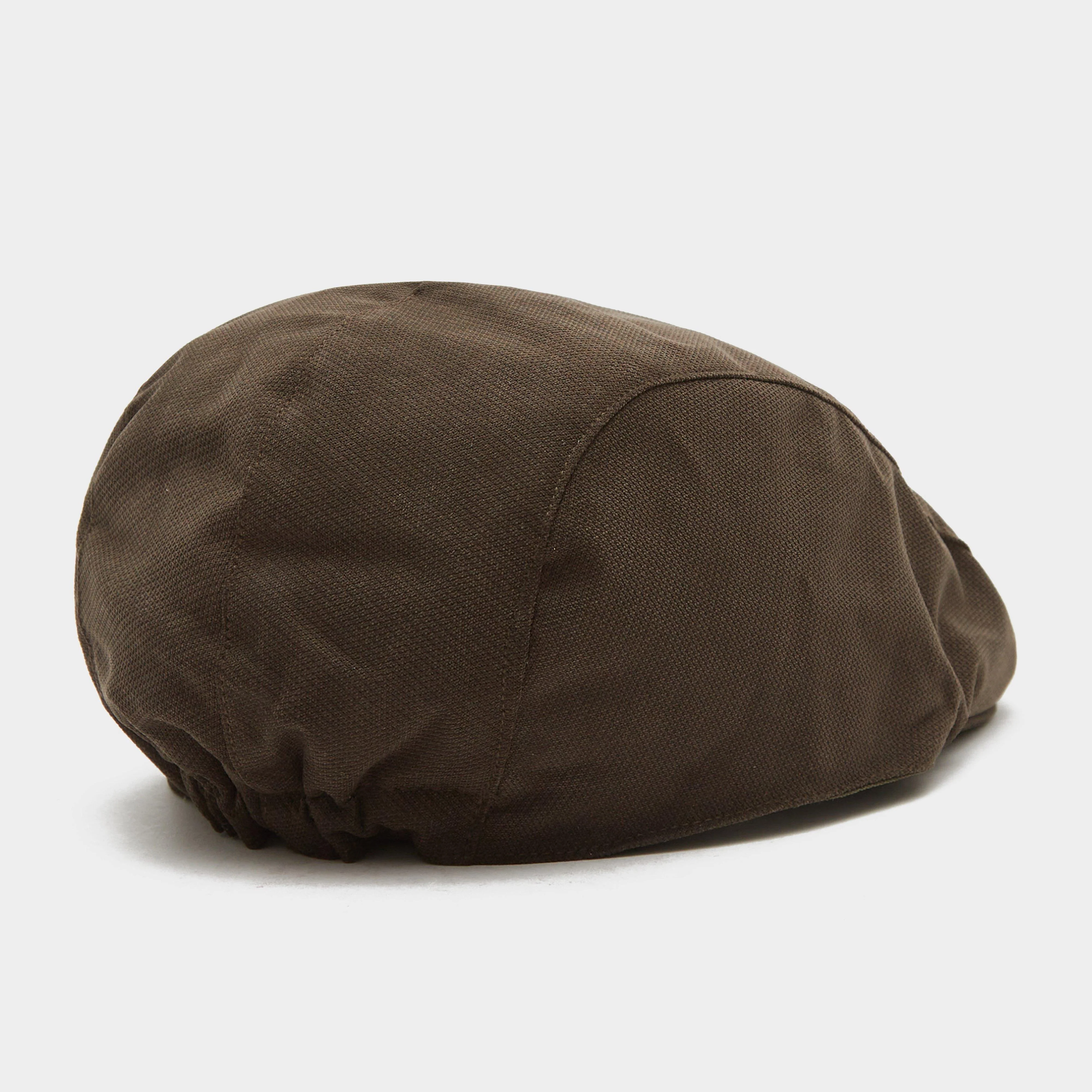Struther Waterproof Flat Cap Dark Green - Image 2