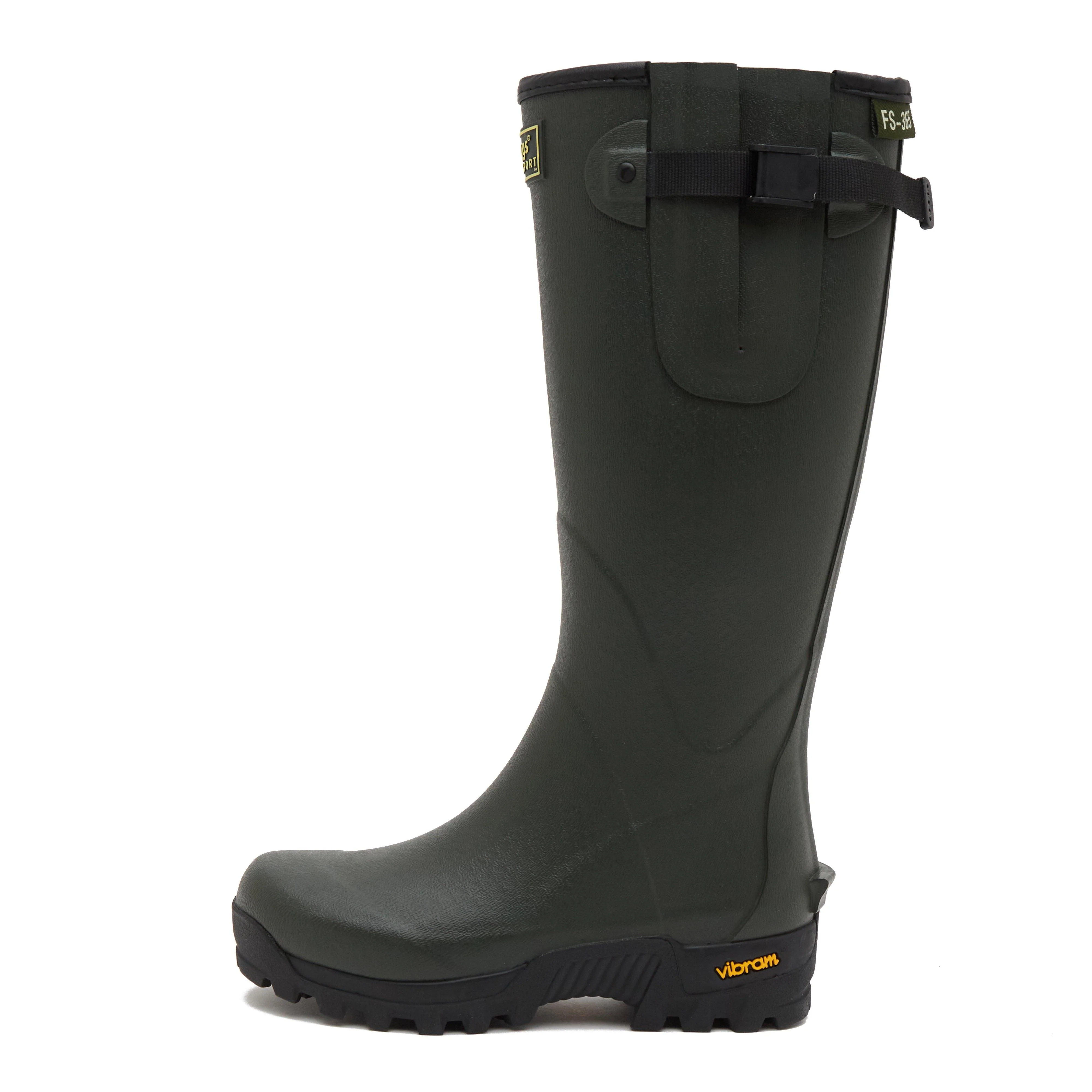 Womens Field Sport 365 Rubber Boot Green - Image 7