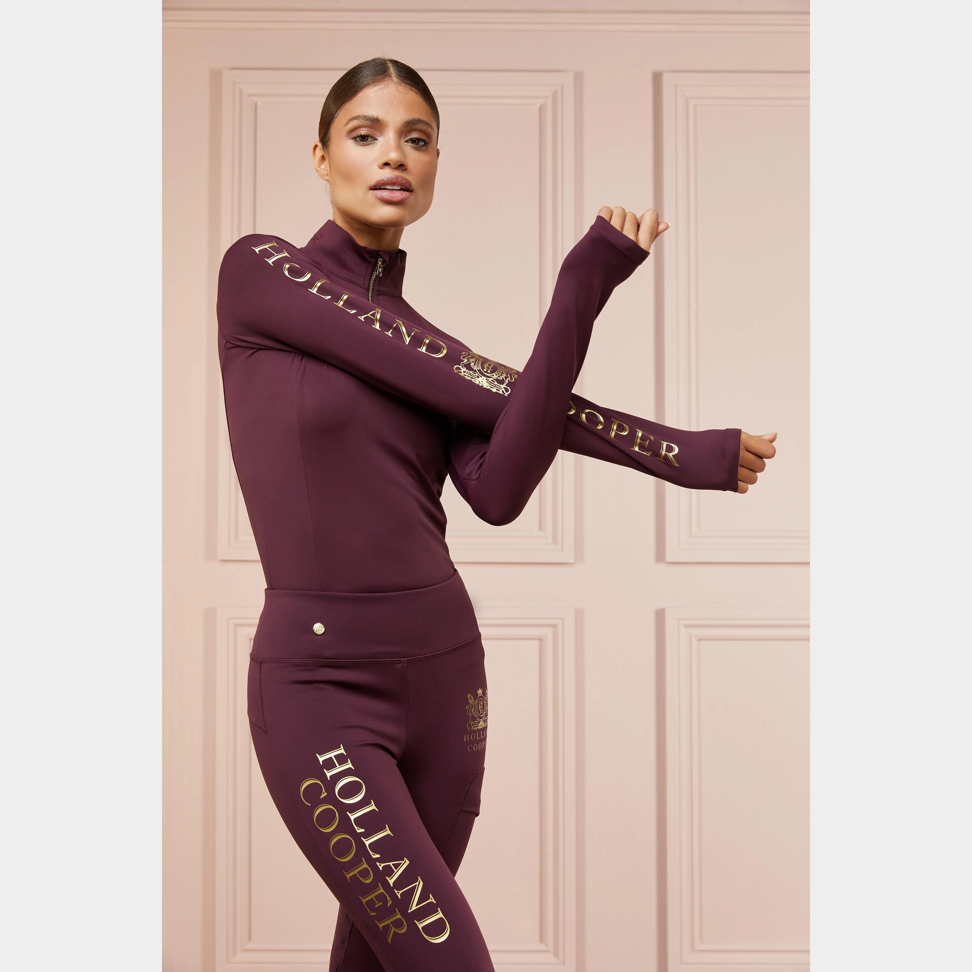 Womens Base Layer Mulberry - Image 8