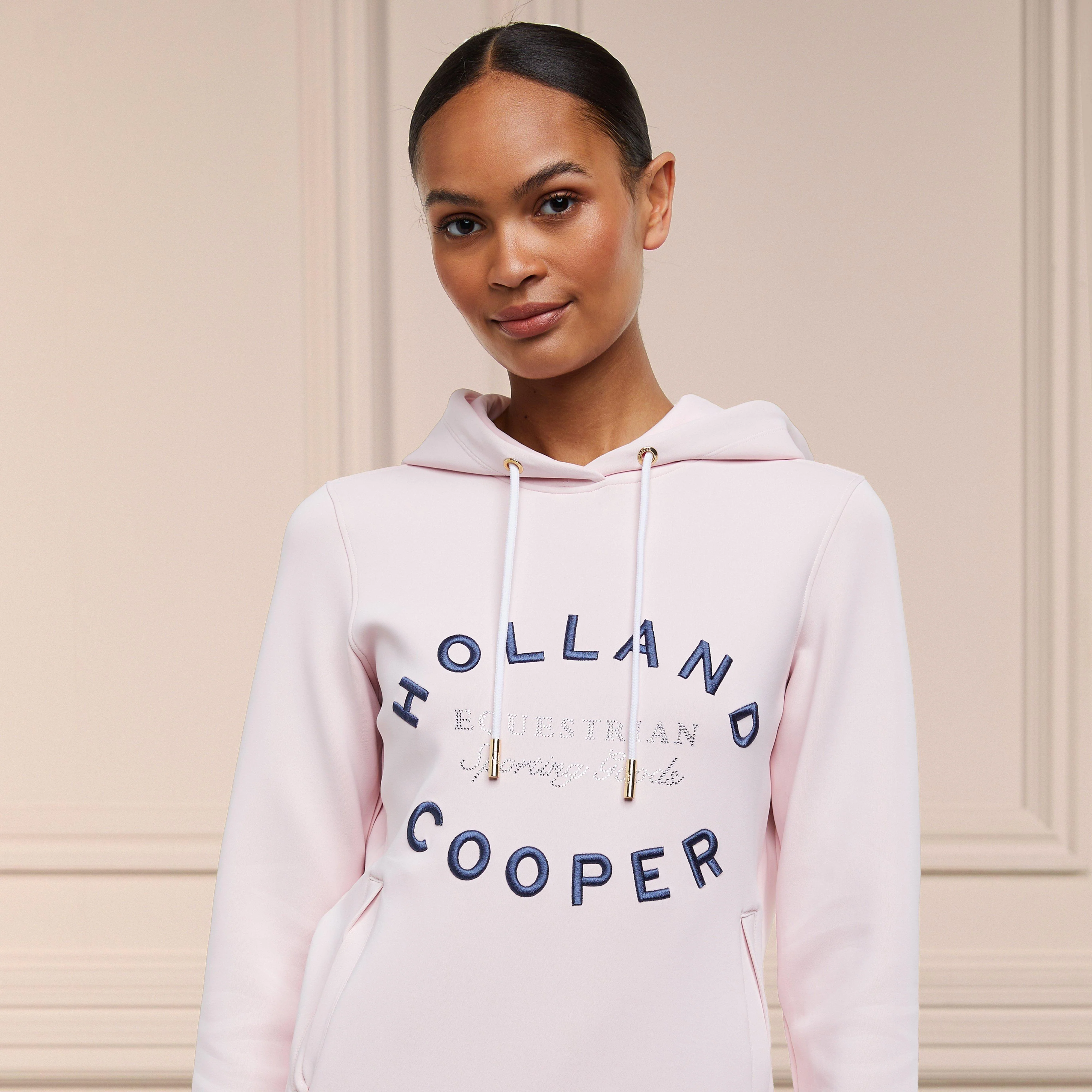 Womens Crystal Hoodie Blush - Image 2