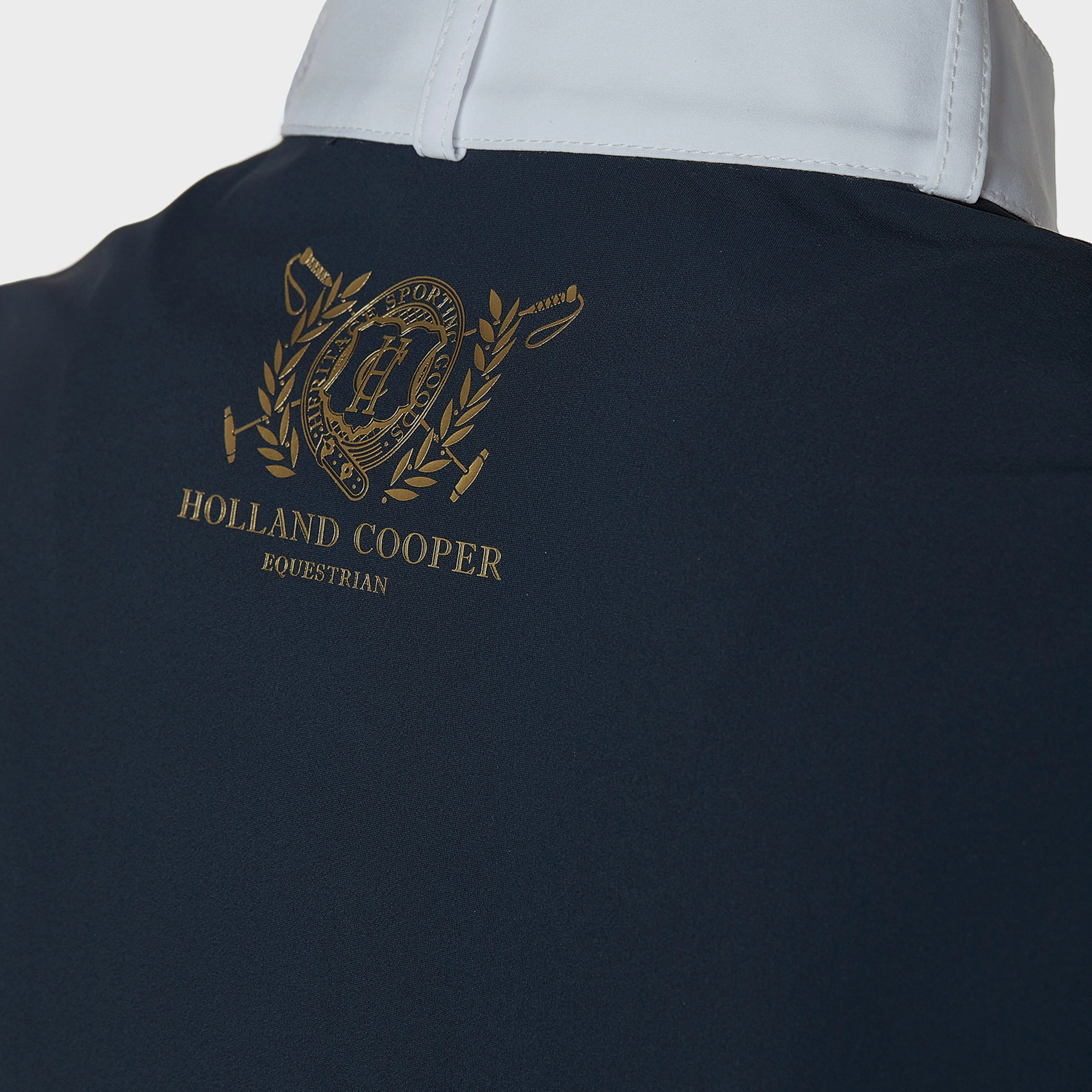 Womens Gatcombe Long Sleeve Show Shirt Ink Navy - Image 6