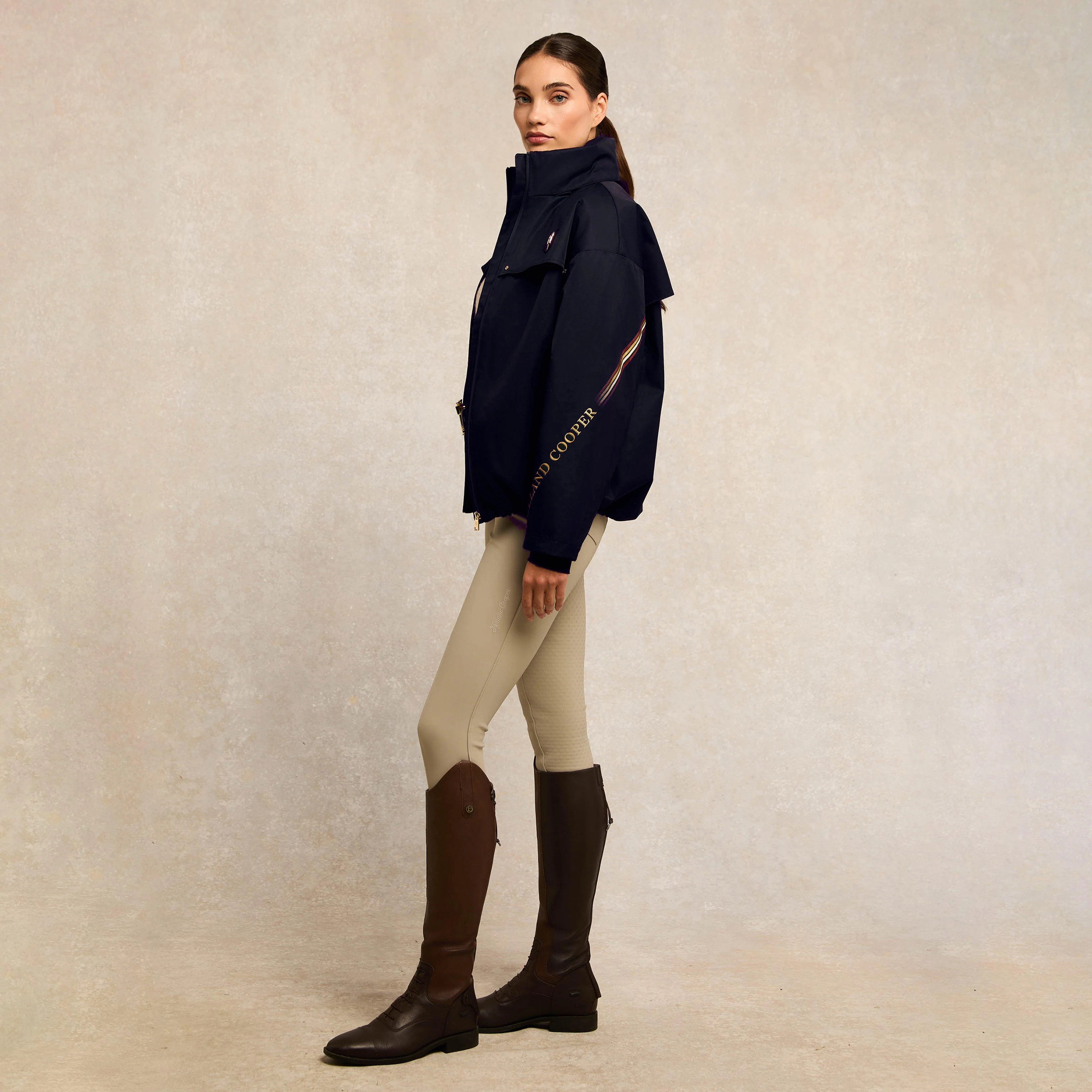 Womens Team Alenah Jacket Ink Navy - Image 5
