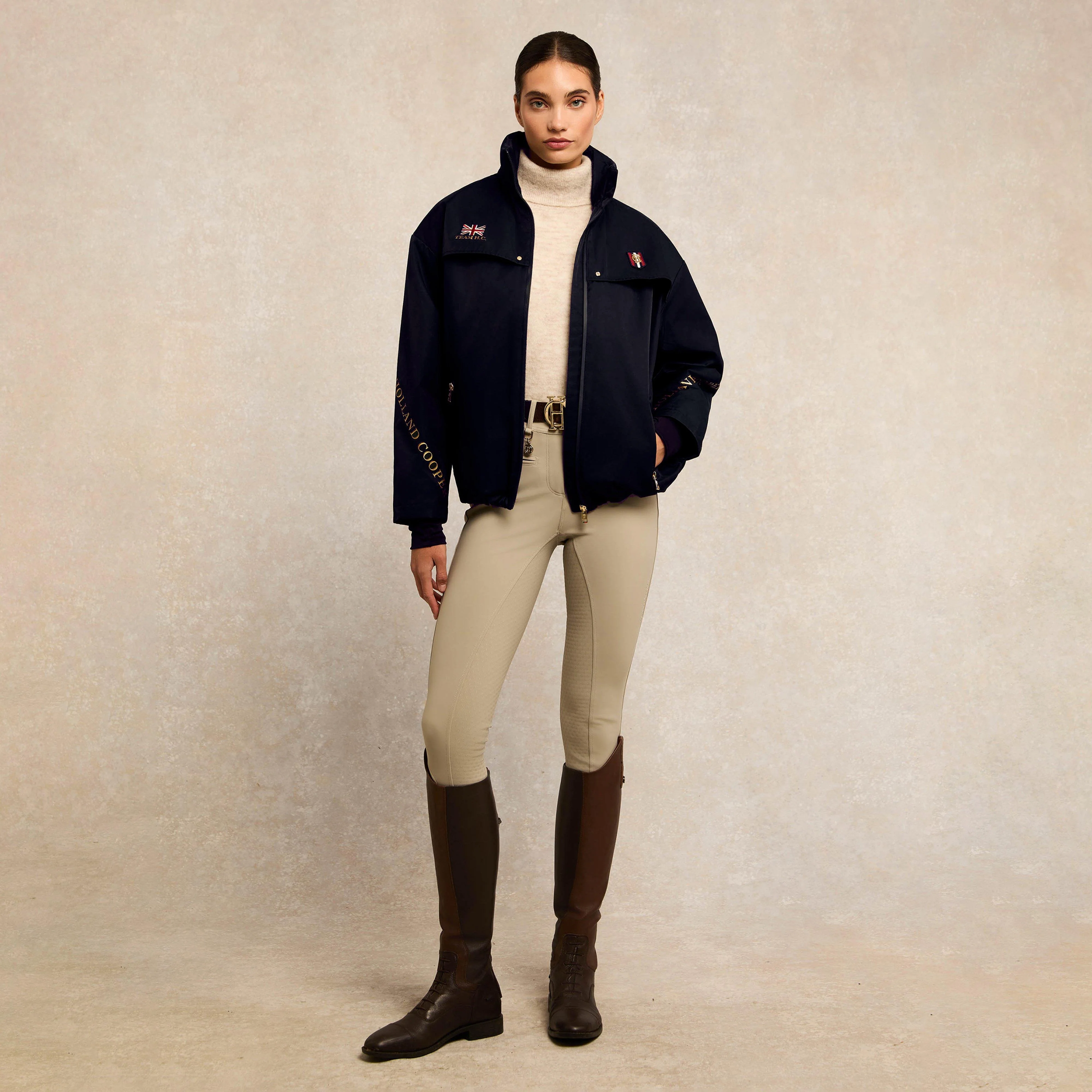Womens Team Alenah Jacket Ink Navy - Image 7