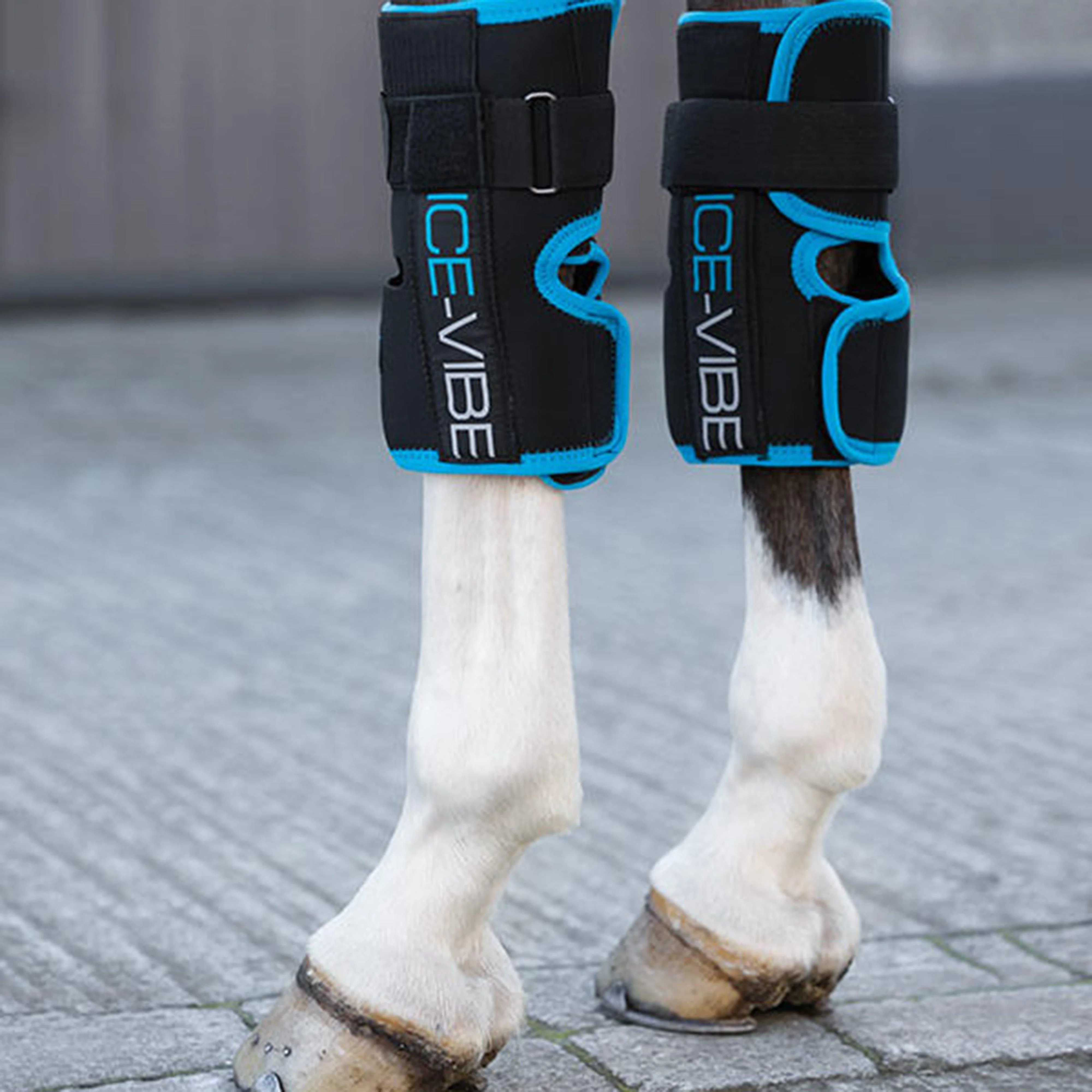 Ice-Vibe® Knee Wrap Black/Aqua
