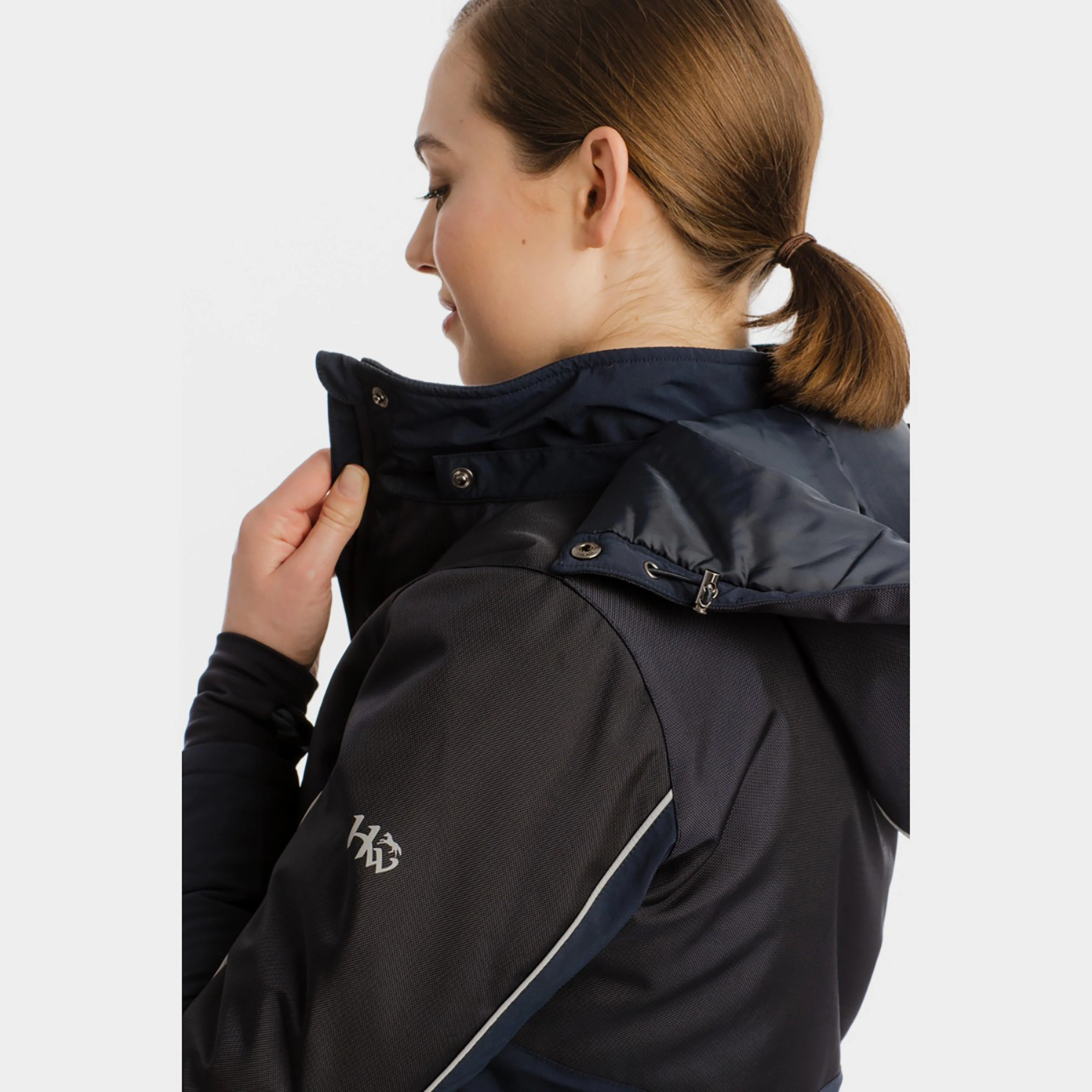 Womens Duratech Jacket Navy - Image 11