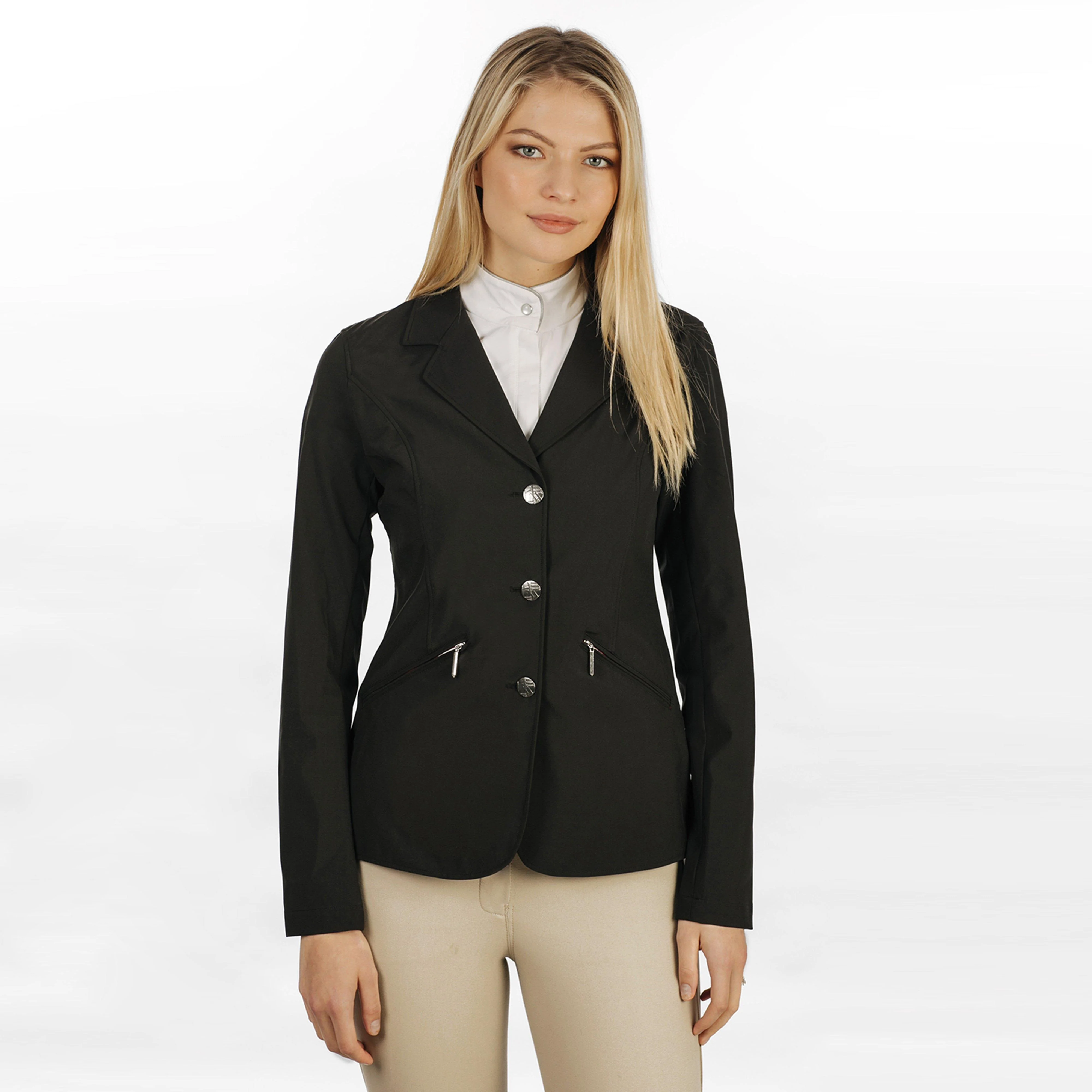Womens Softshell Competition Jacket Black - Image 9