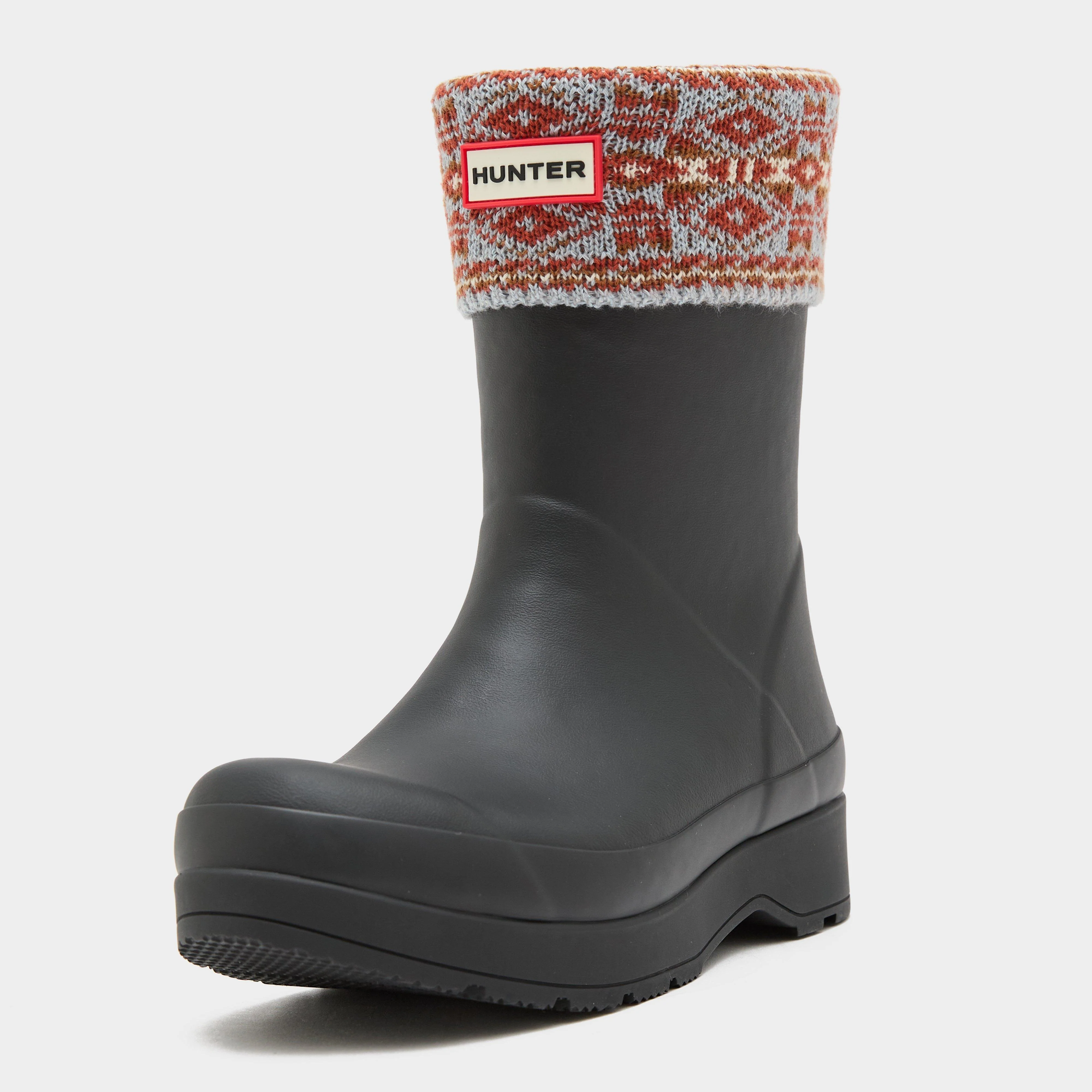 Fairisle Short Welly Socks White - Image 2
