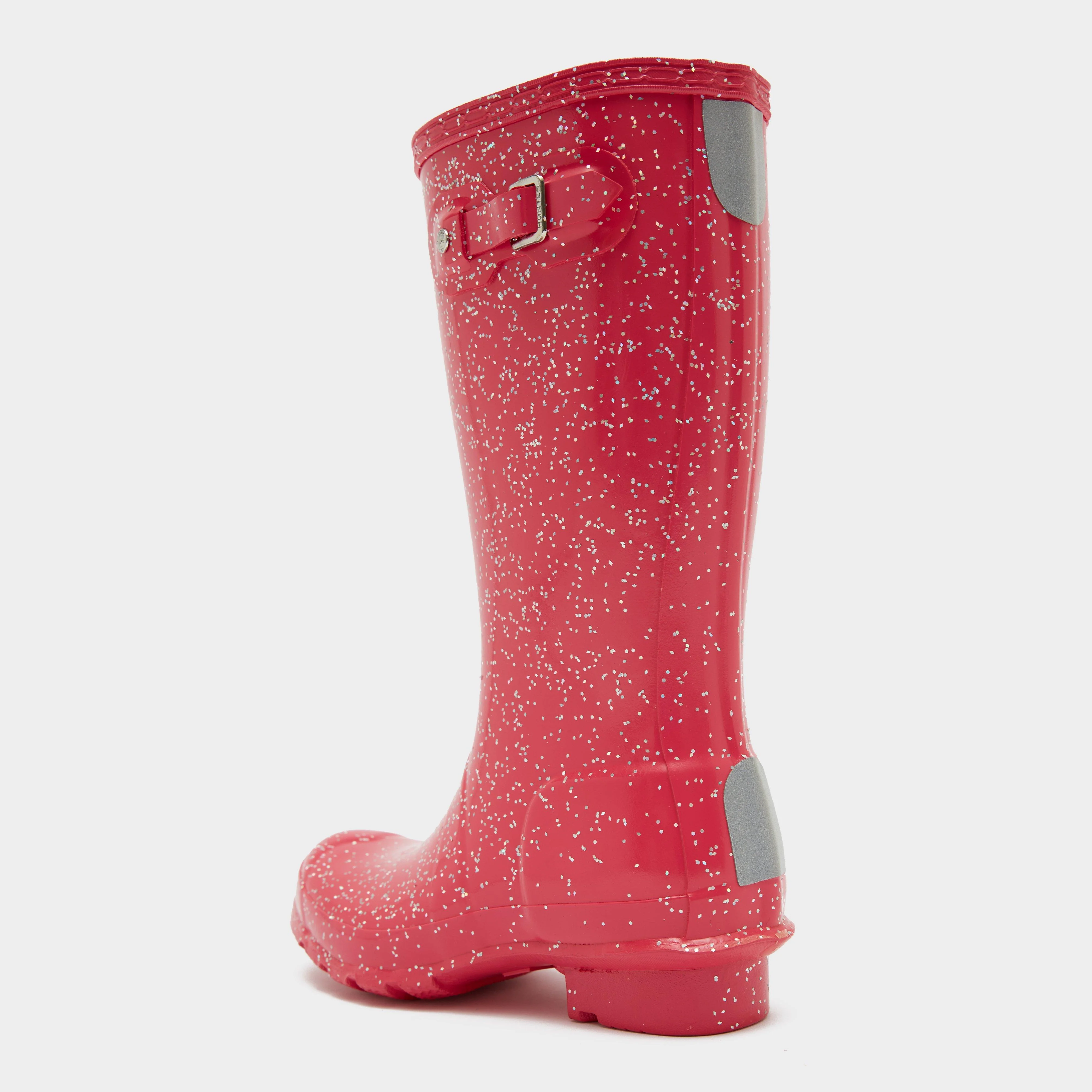 Kids Giant Glitter Wellington Boots Pink - Image 6