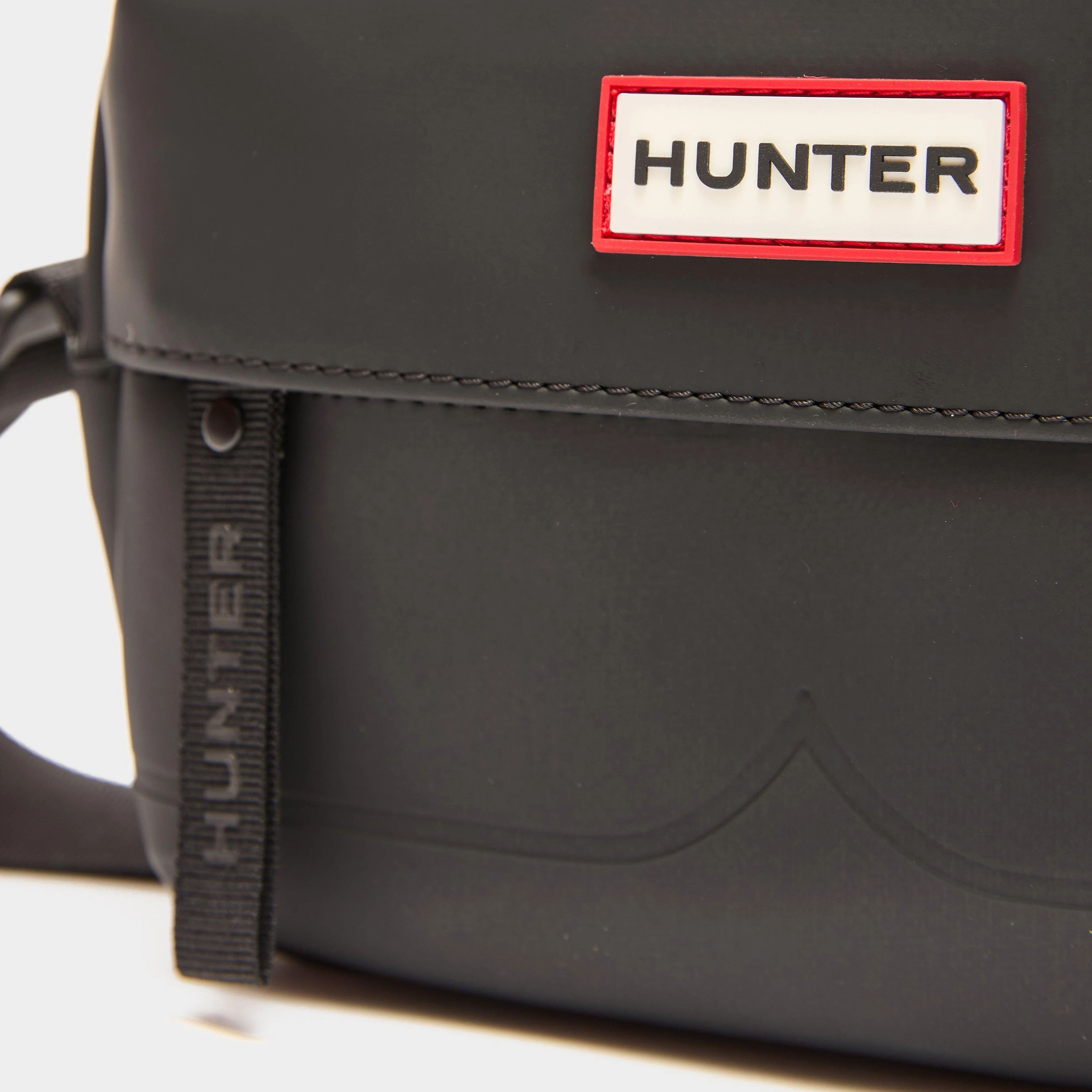 Rubberised Mini Crossbody Black - Image 6