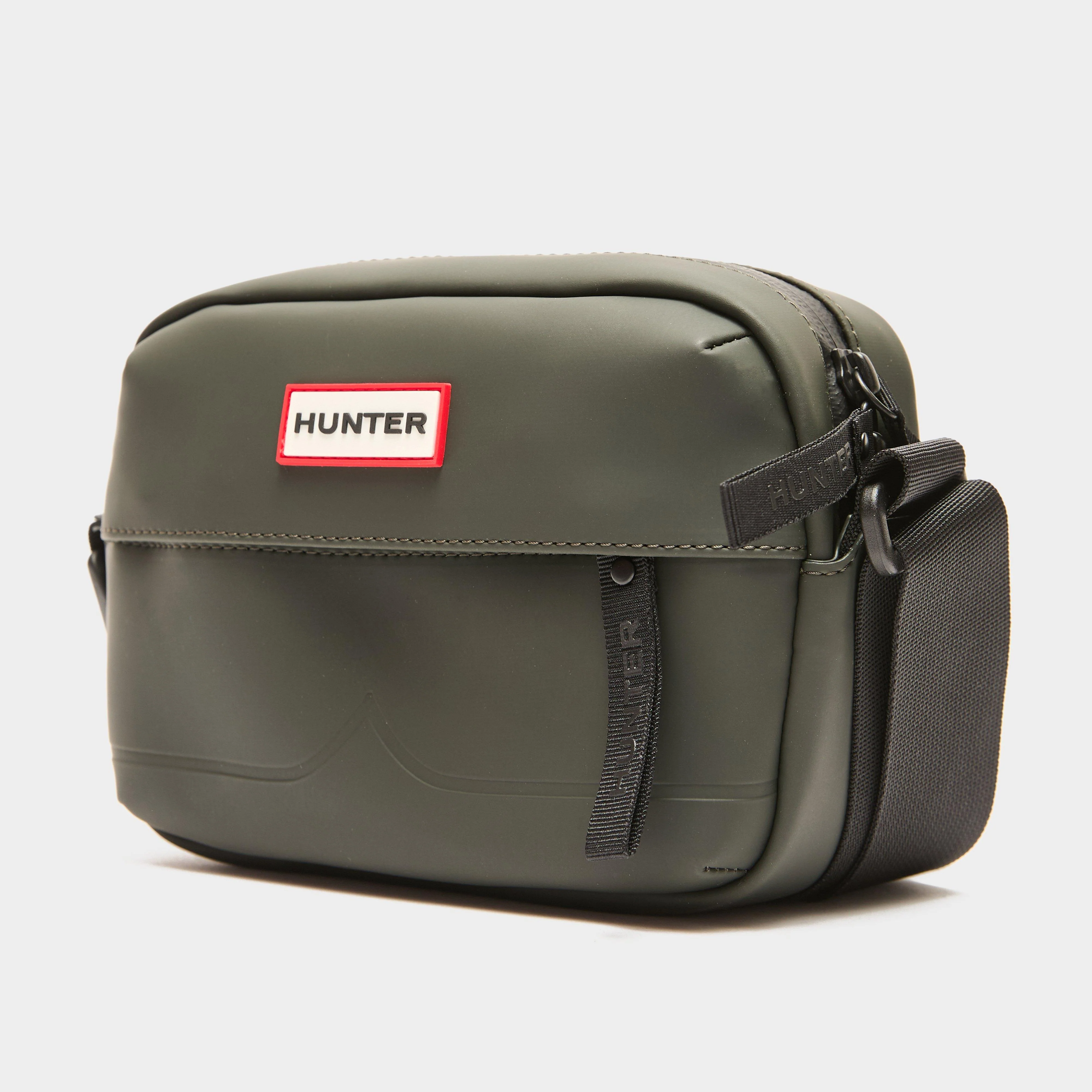 Rubberised Mini Crossbody Dark Olive - Image 2