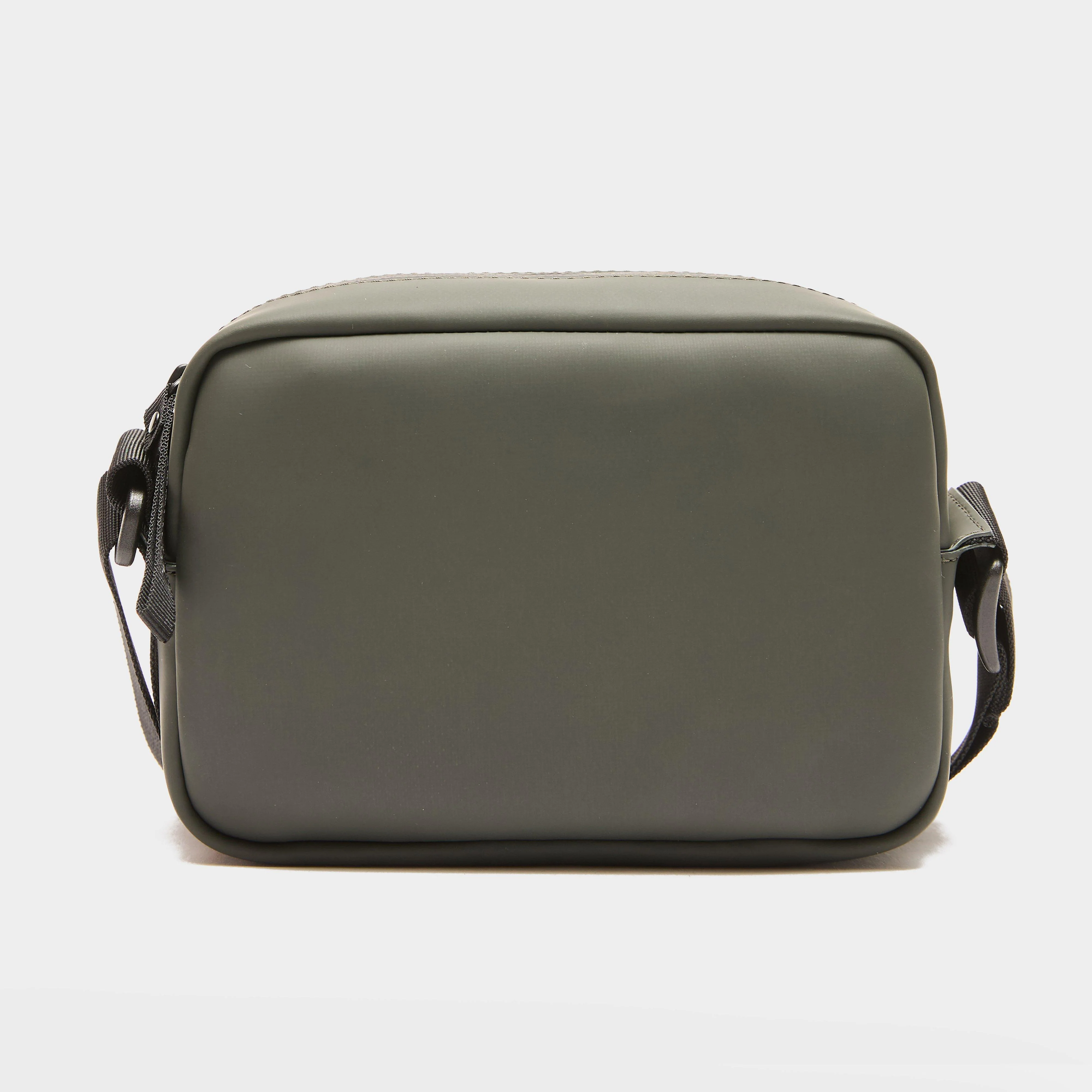 Rubberised Mini Crossbody Dark Olive - Image 3