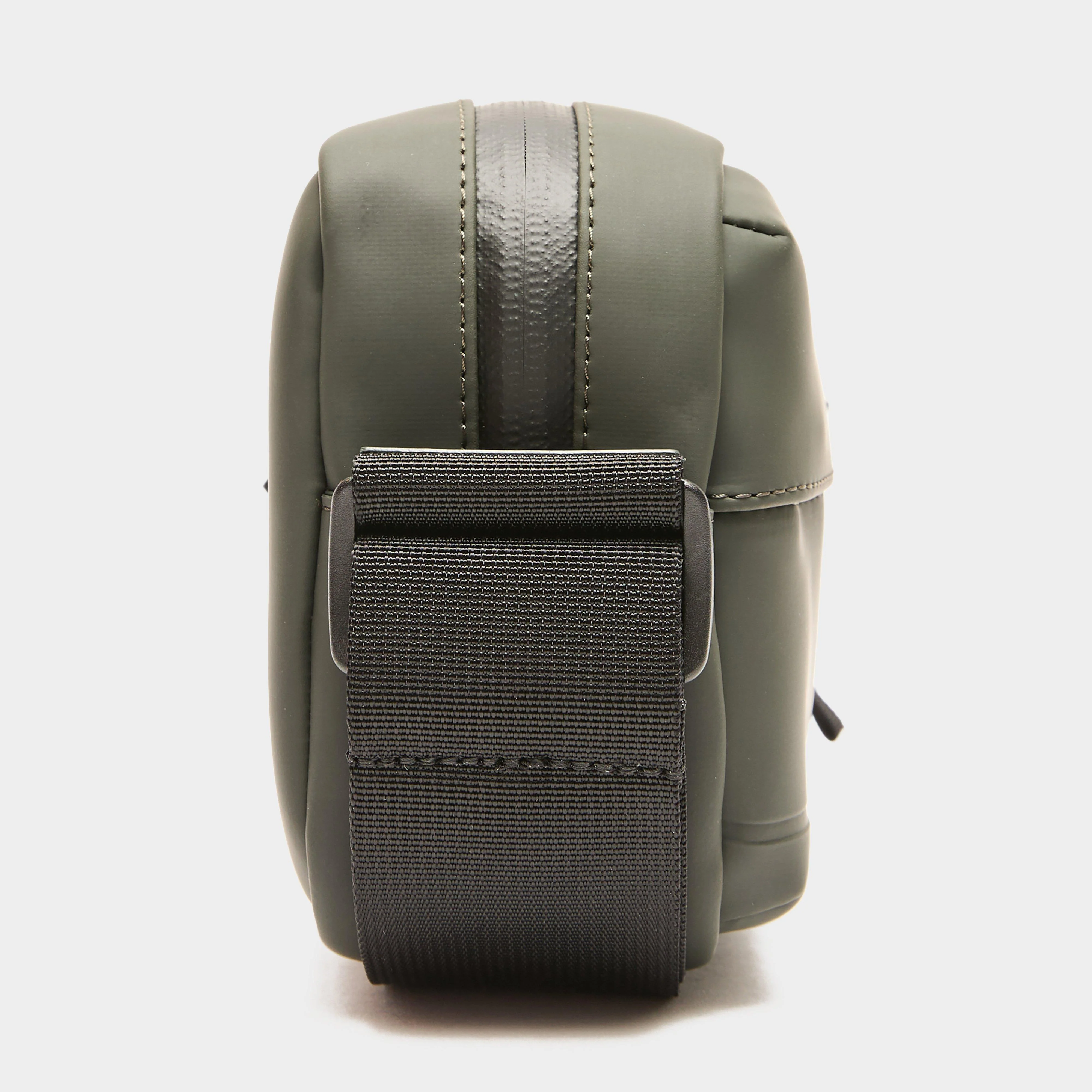 Rubberised Mini Crossbody Dark Olive - Image 4