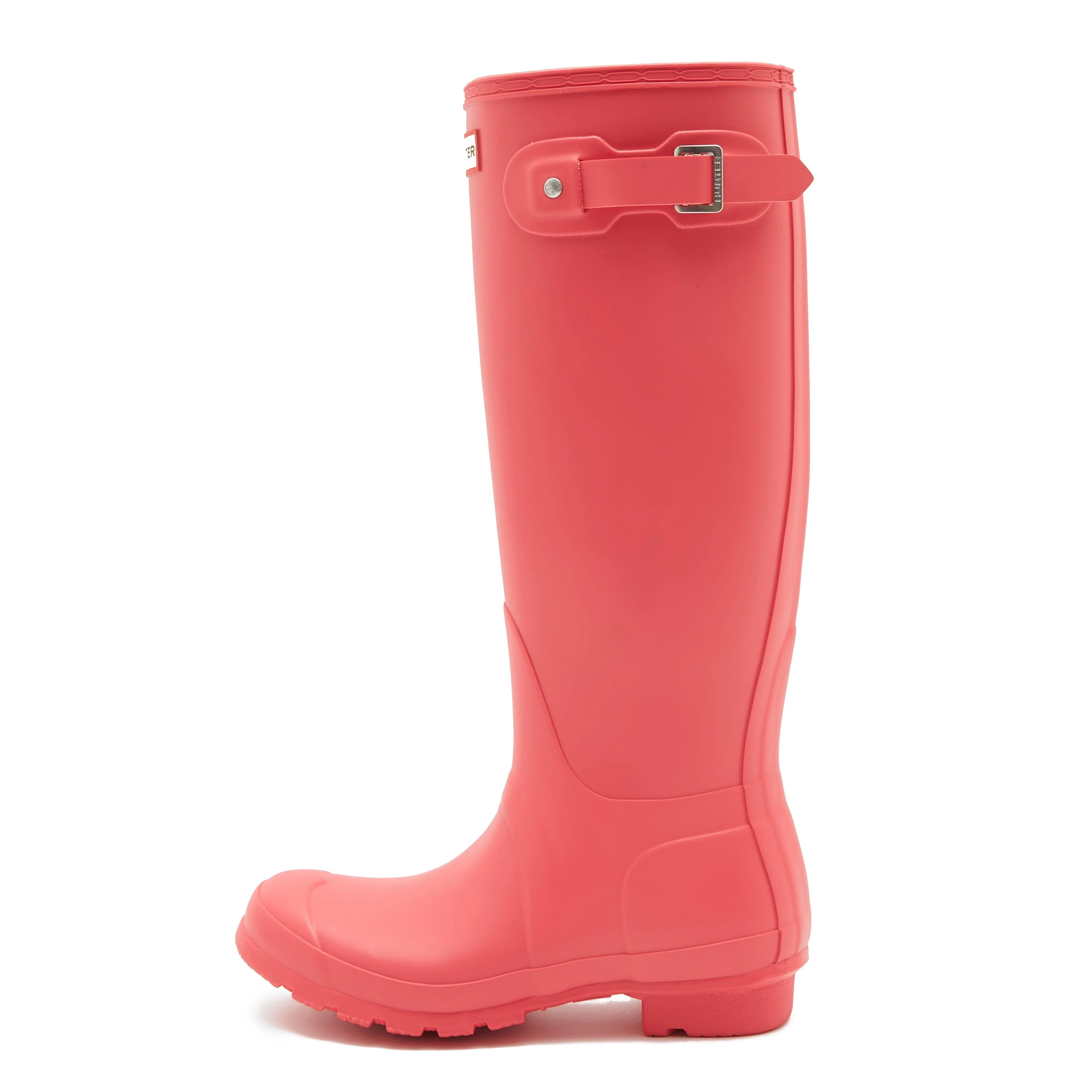Womens Original Tall Wellington Boots Rowan Pink - Image 7