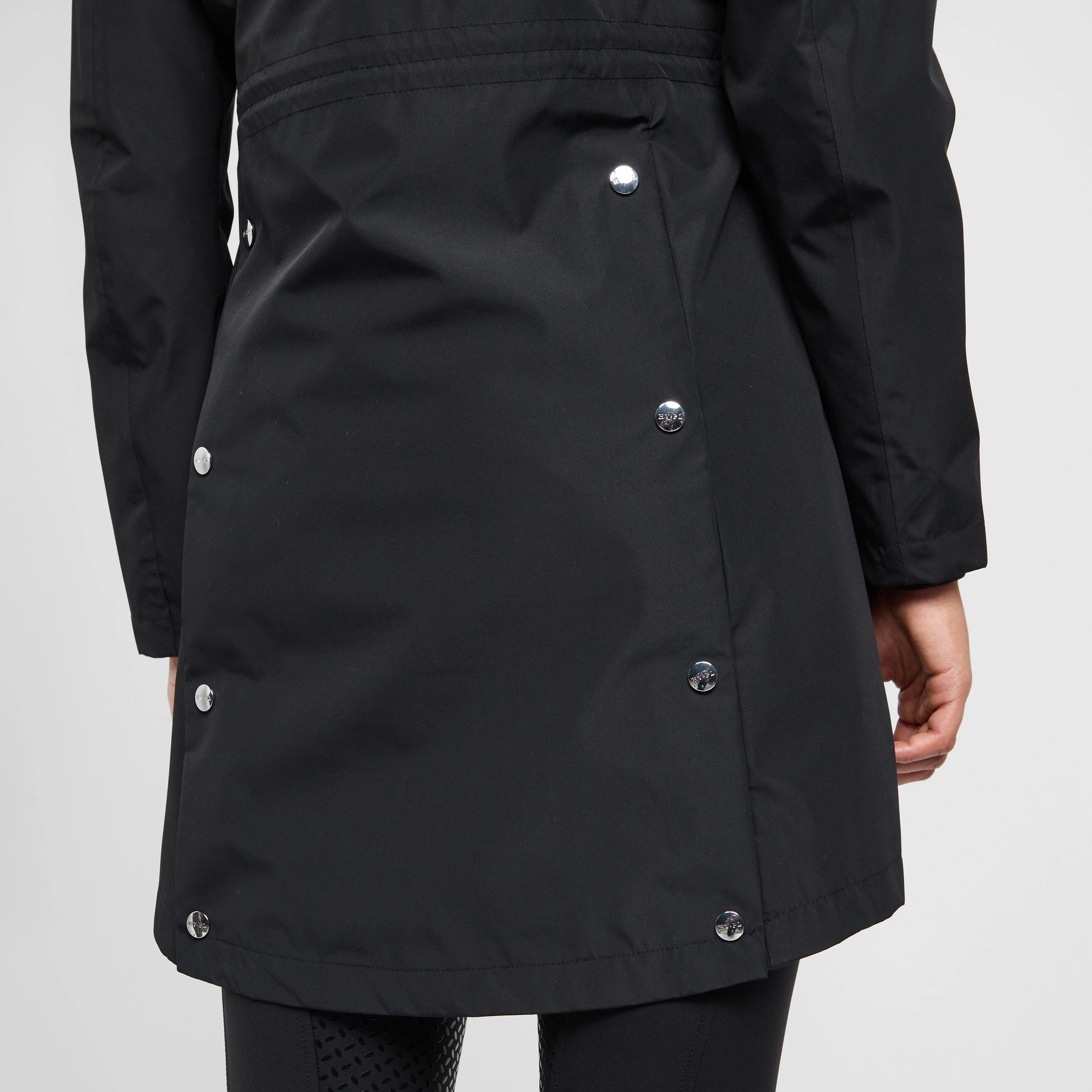 Womens Celeste Waterproof Parka Jacket Black - Image 7