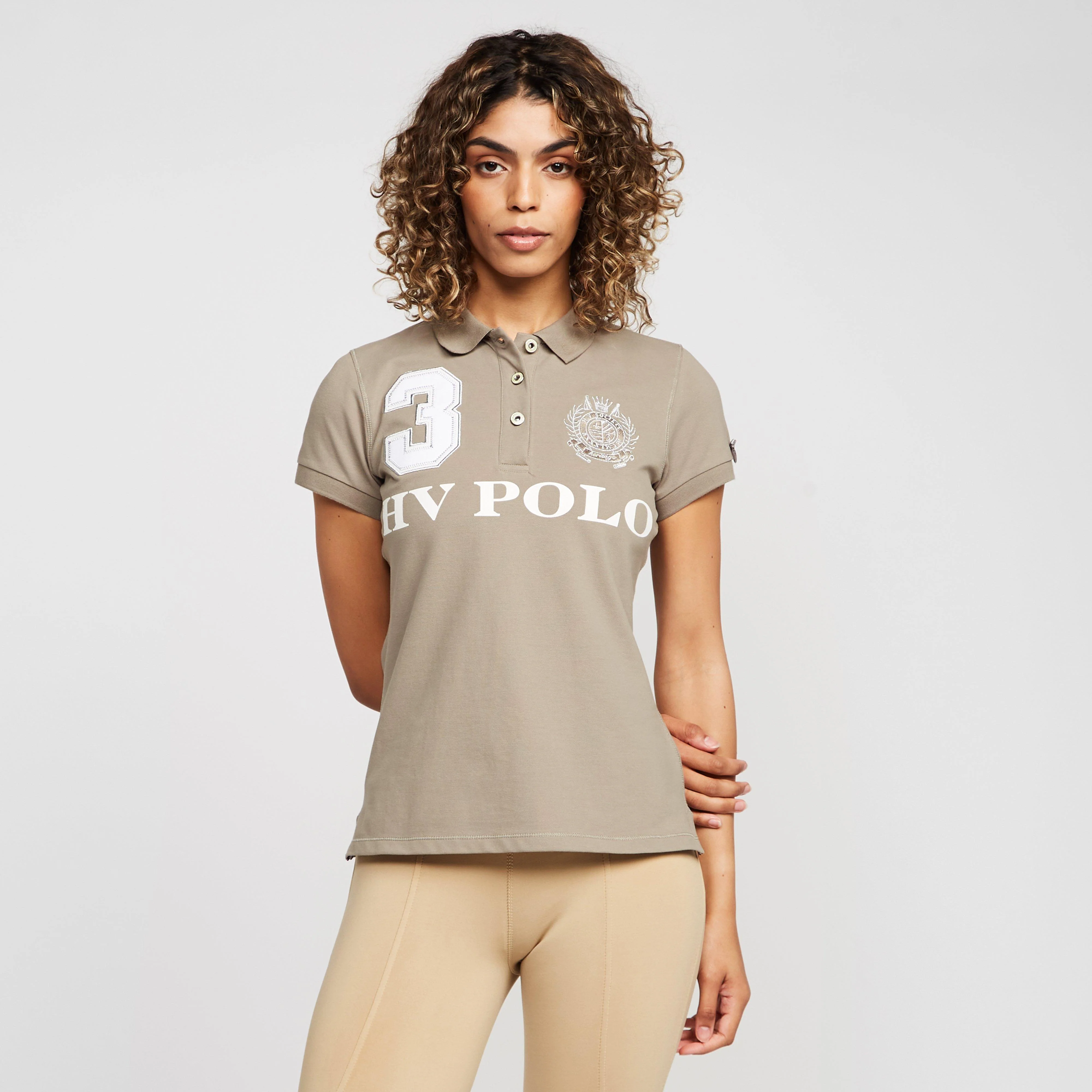 Womens Favouritas EQ Polo Shirt Oil Green