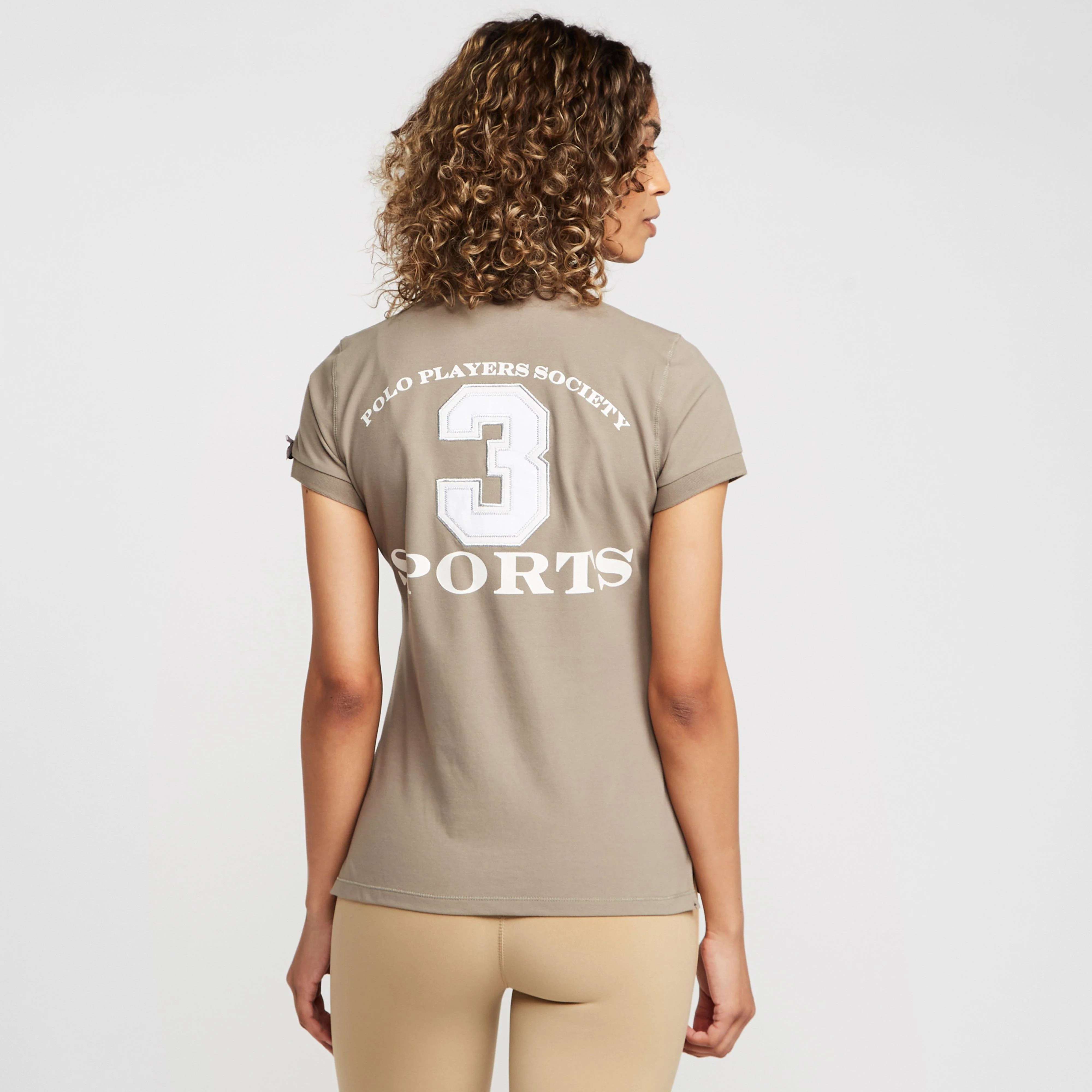 Womens Favouritas EQ Polo Shirt Oil Green - Image 2