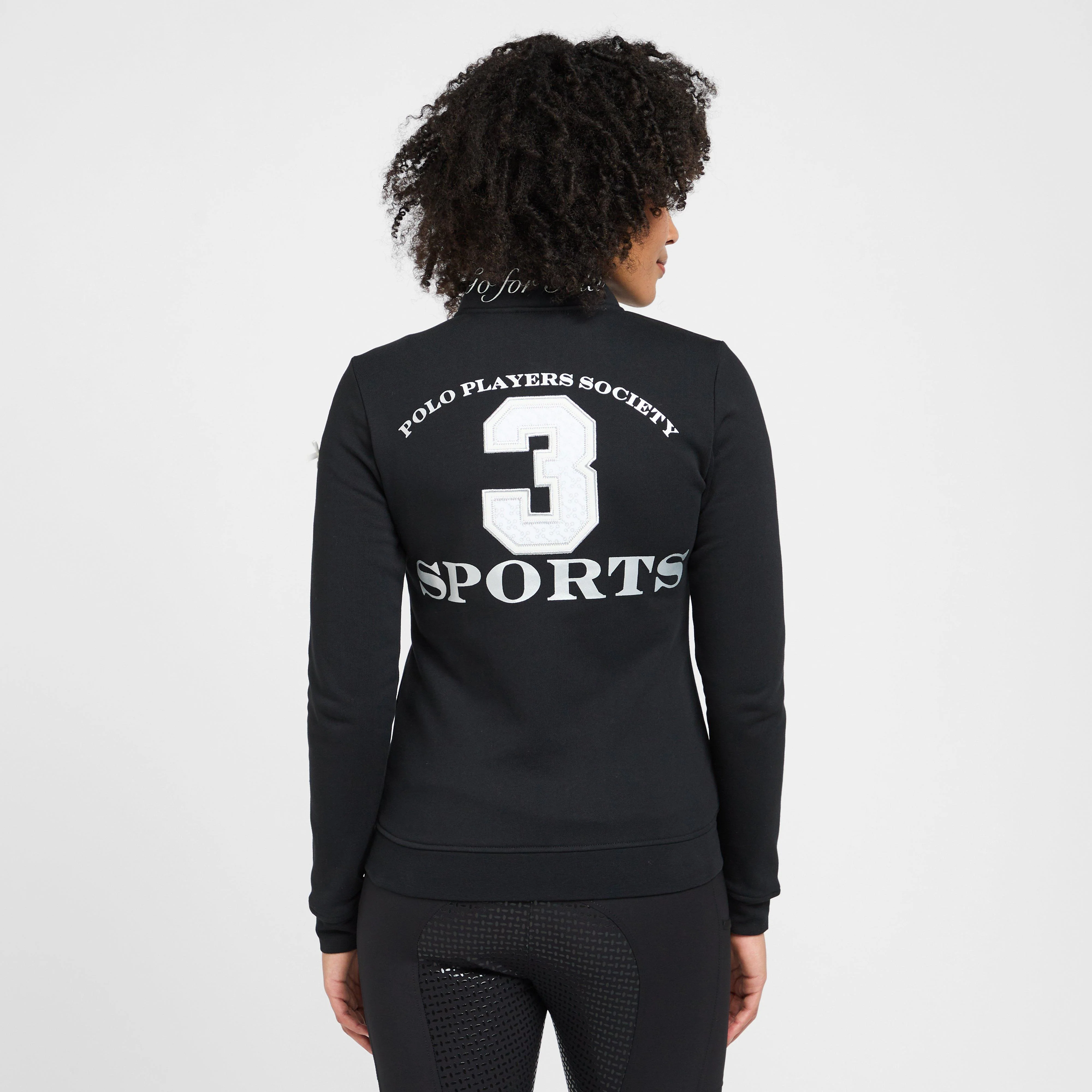 Womens Favouritas Gold Sweat Cardigan Black - Image 2