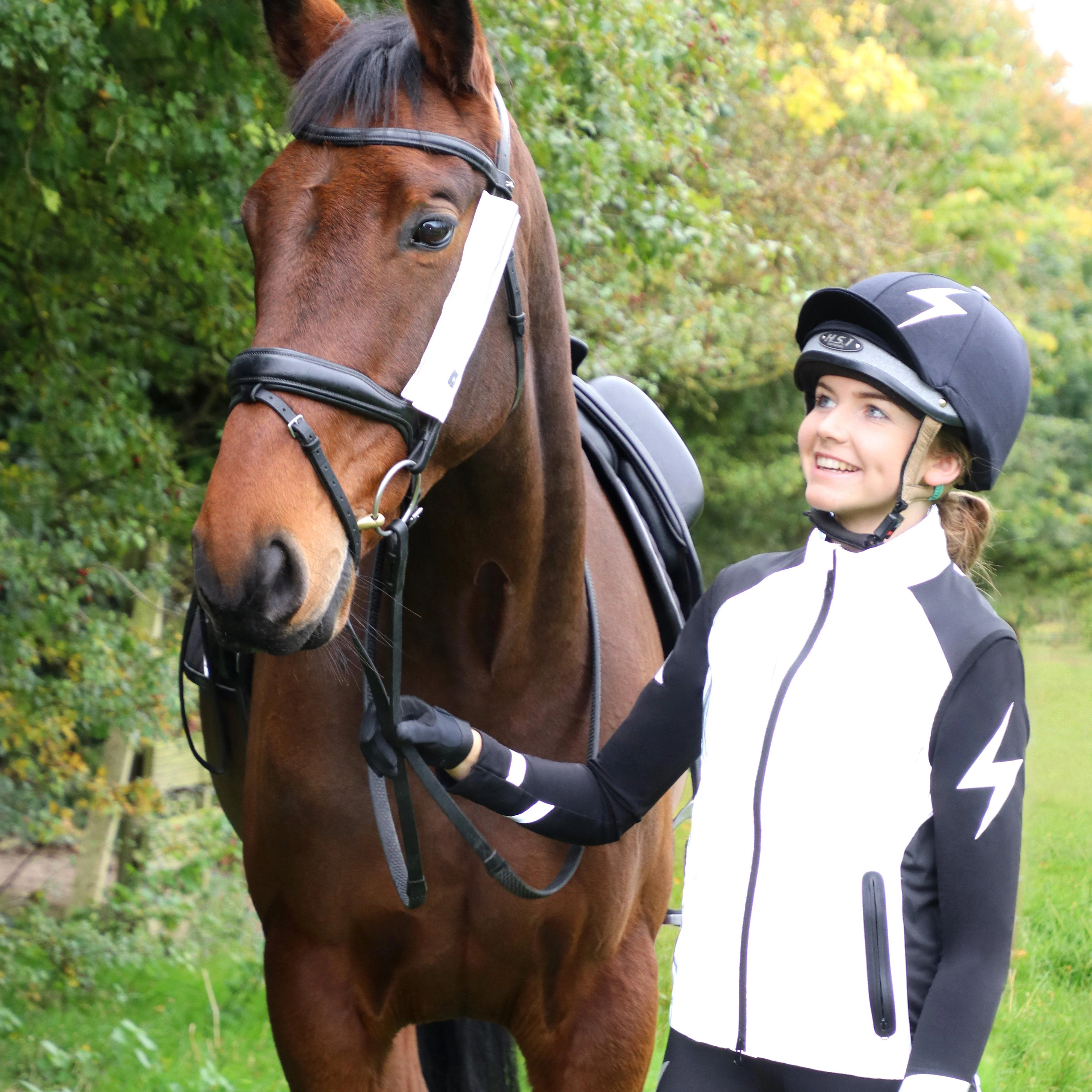 HyVIZ Bridle Set Silver - Image 8